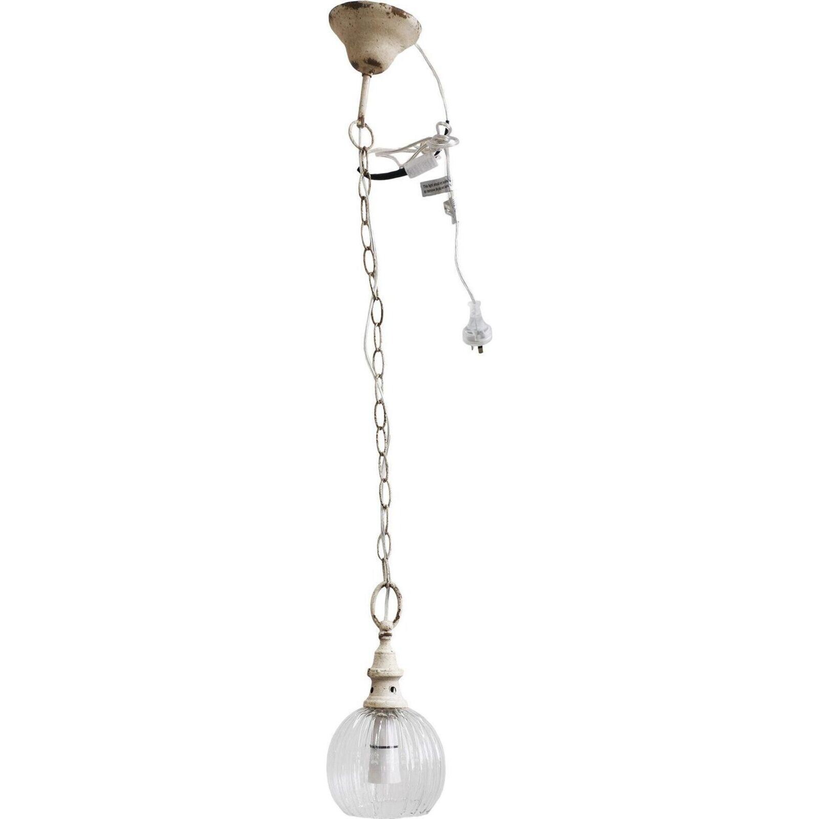 Hanging Lamp Retro Glass