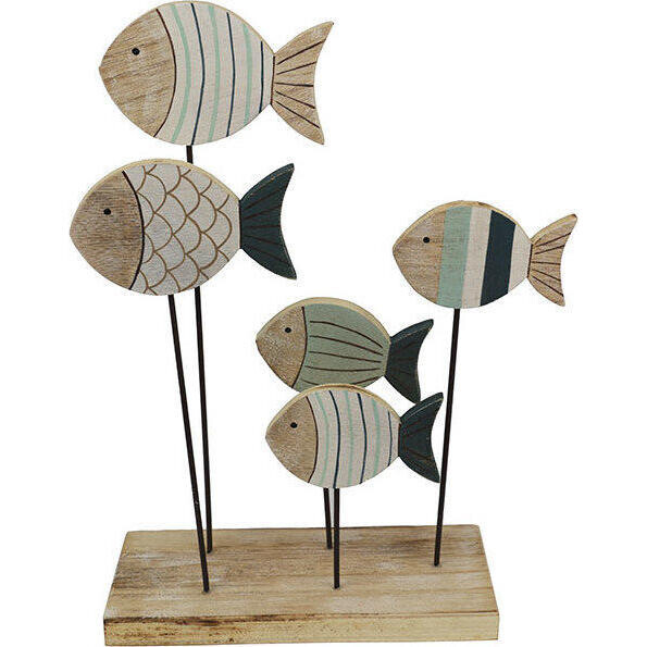 Fish Decor Blue Swim