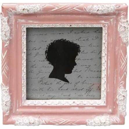 Frame Pink Ribbon Sq