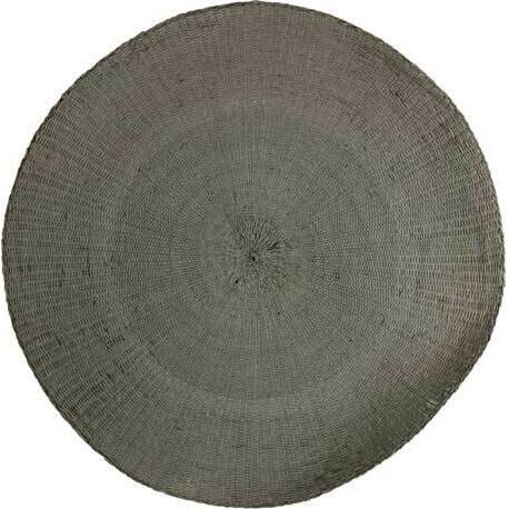 Grey Circular Placemat