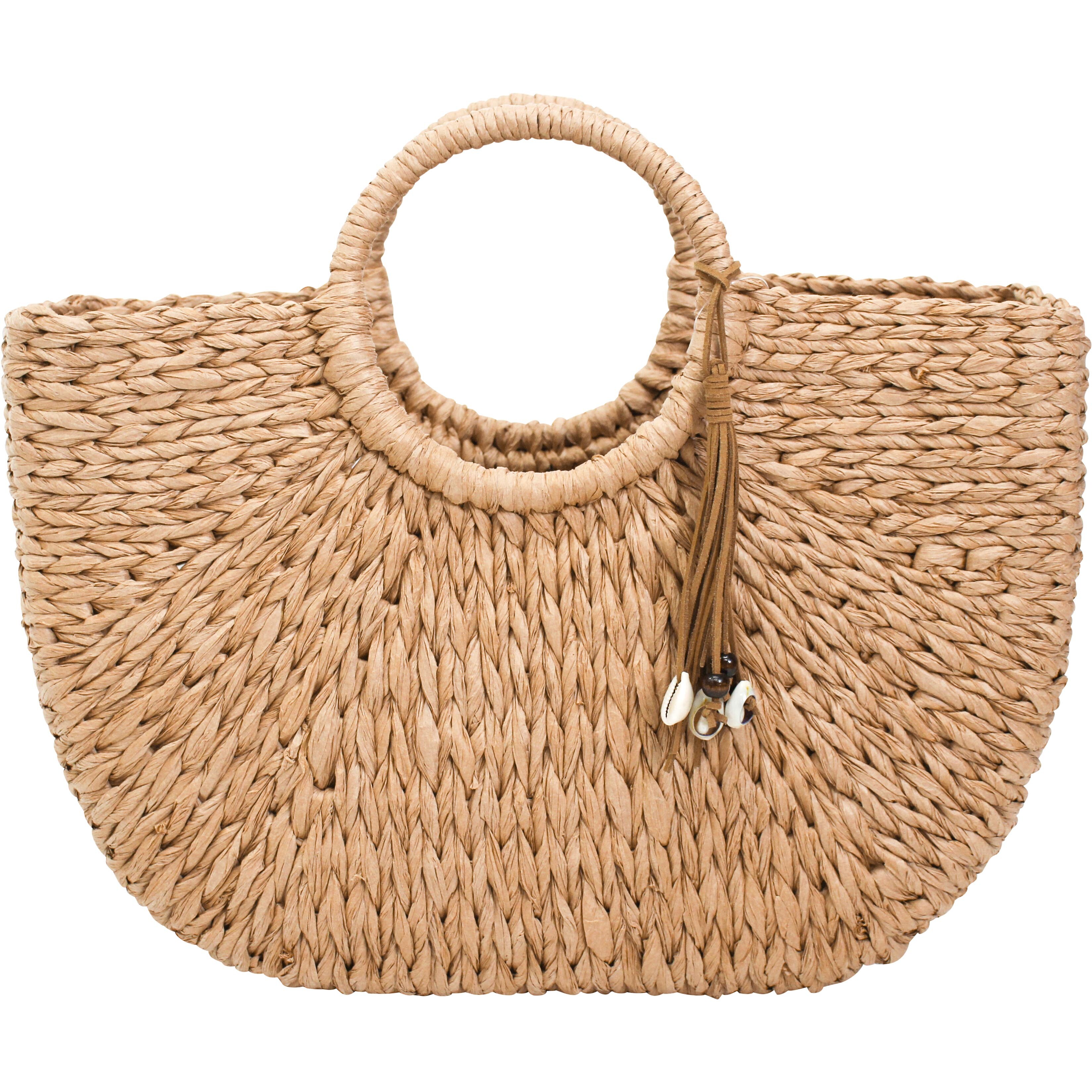 Shopper Basket Woven Russet 