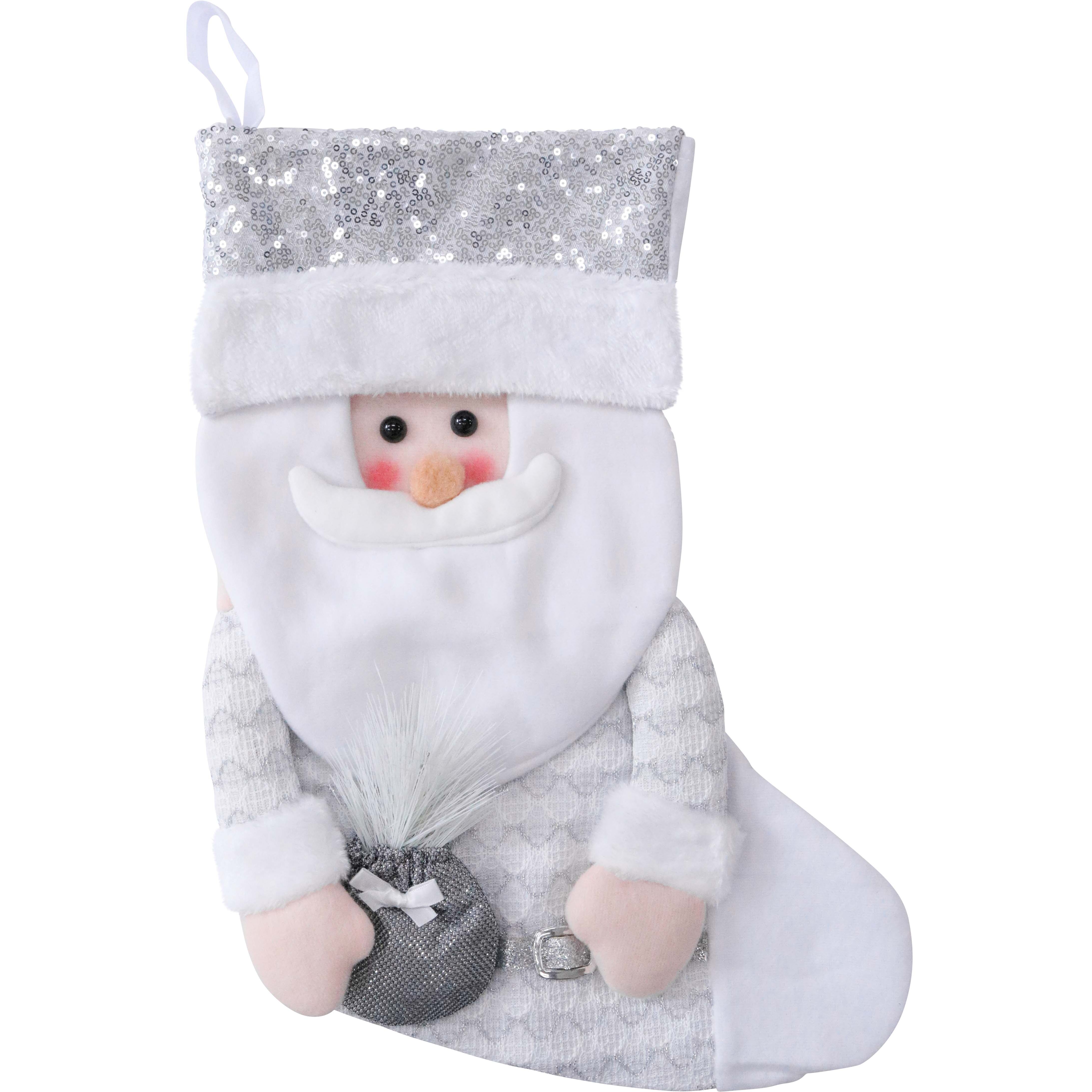 Stocking Santa Silver