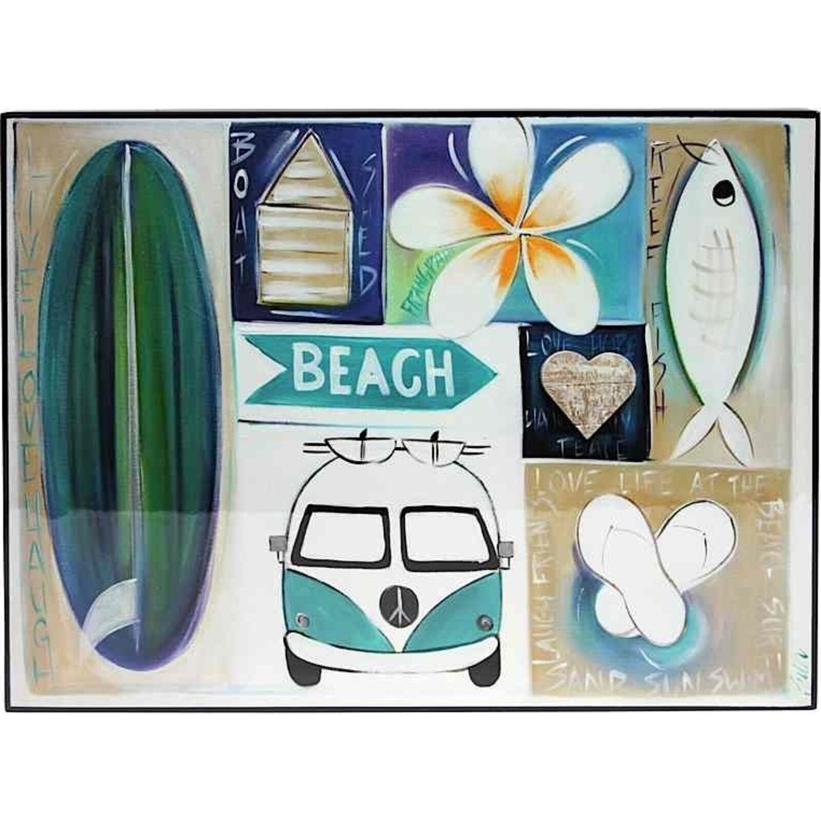 Lacquer Artwork - Surfboard Combo - Large