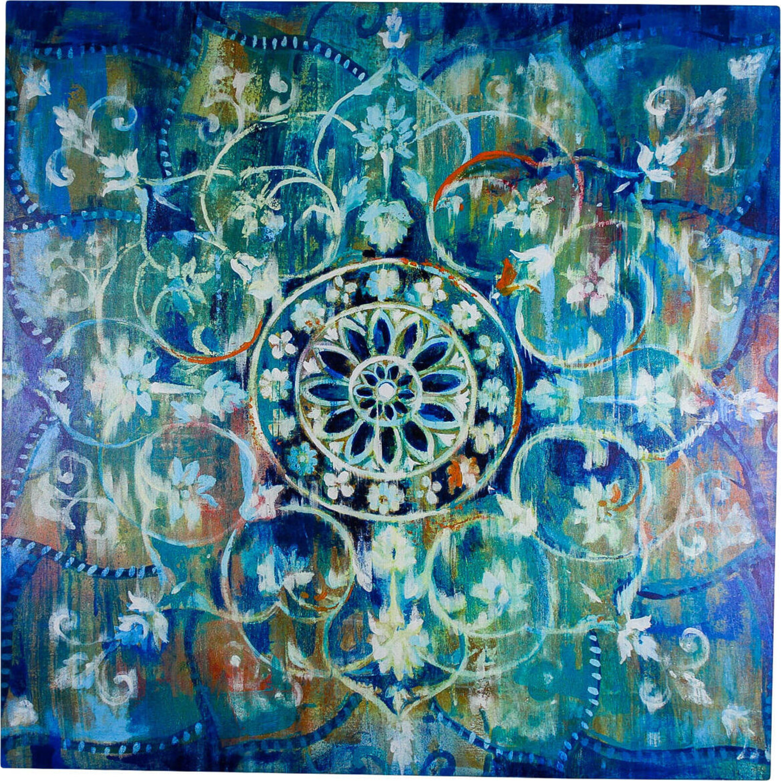 Canvas Mandala Blue