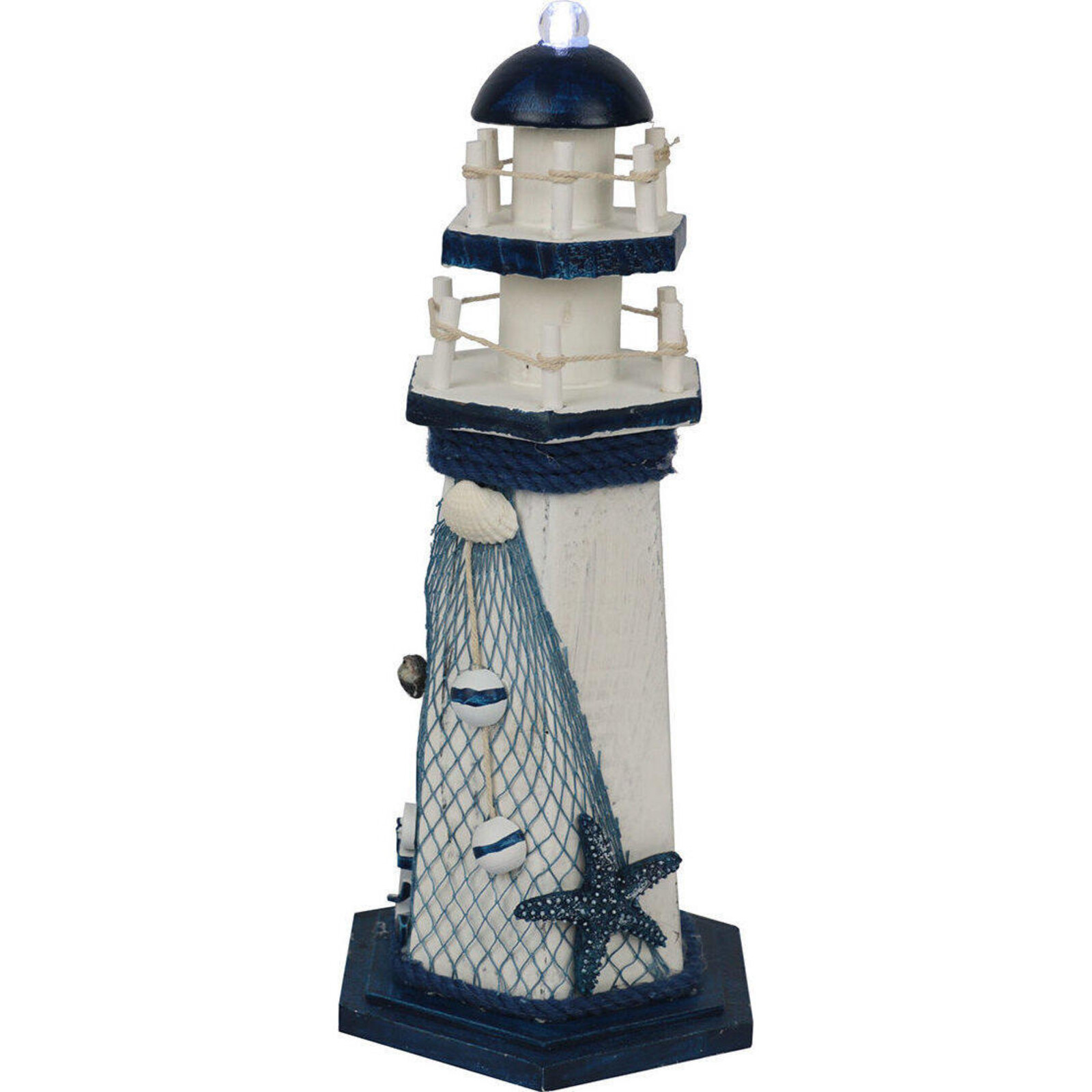 Lighthouse Lit Starfish Blue