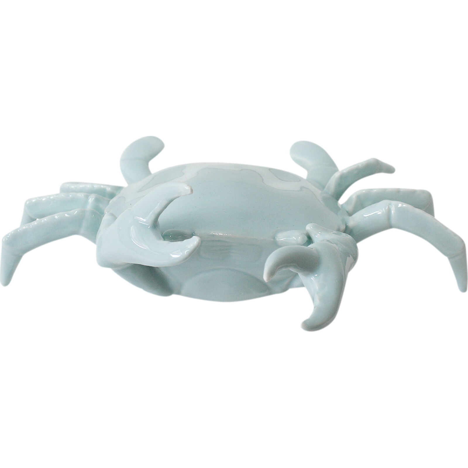 Crab Decor Scuttle Seafoam