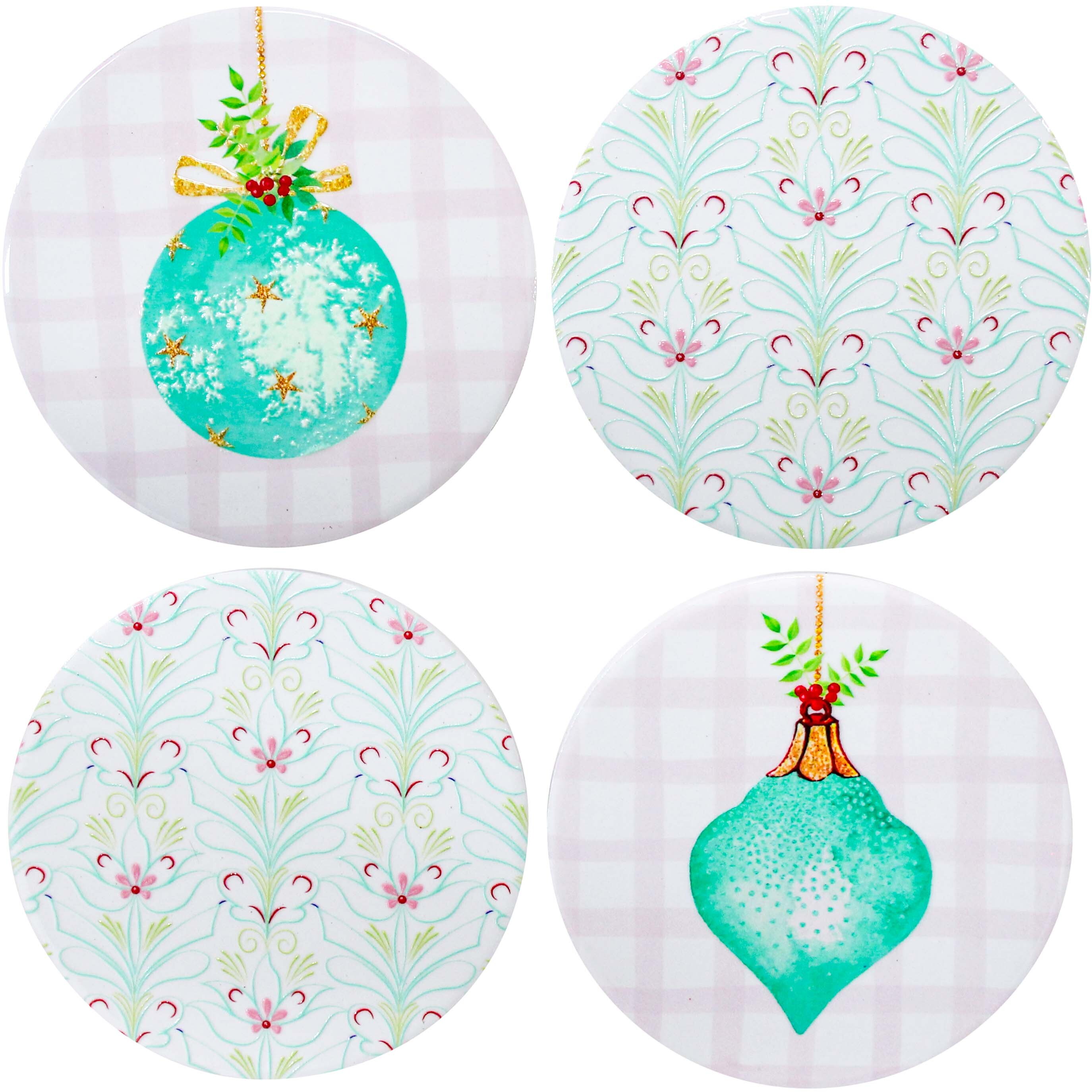 Coasters Aqua Baubles