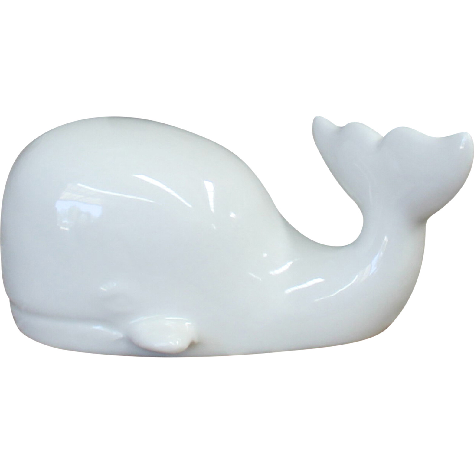 Whale Decor Lrg White