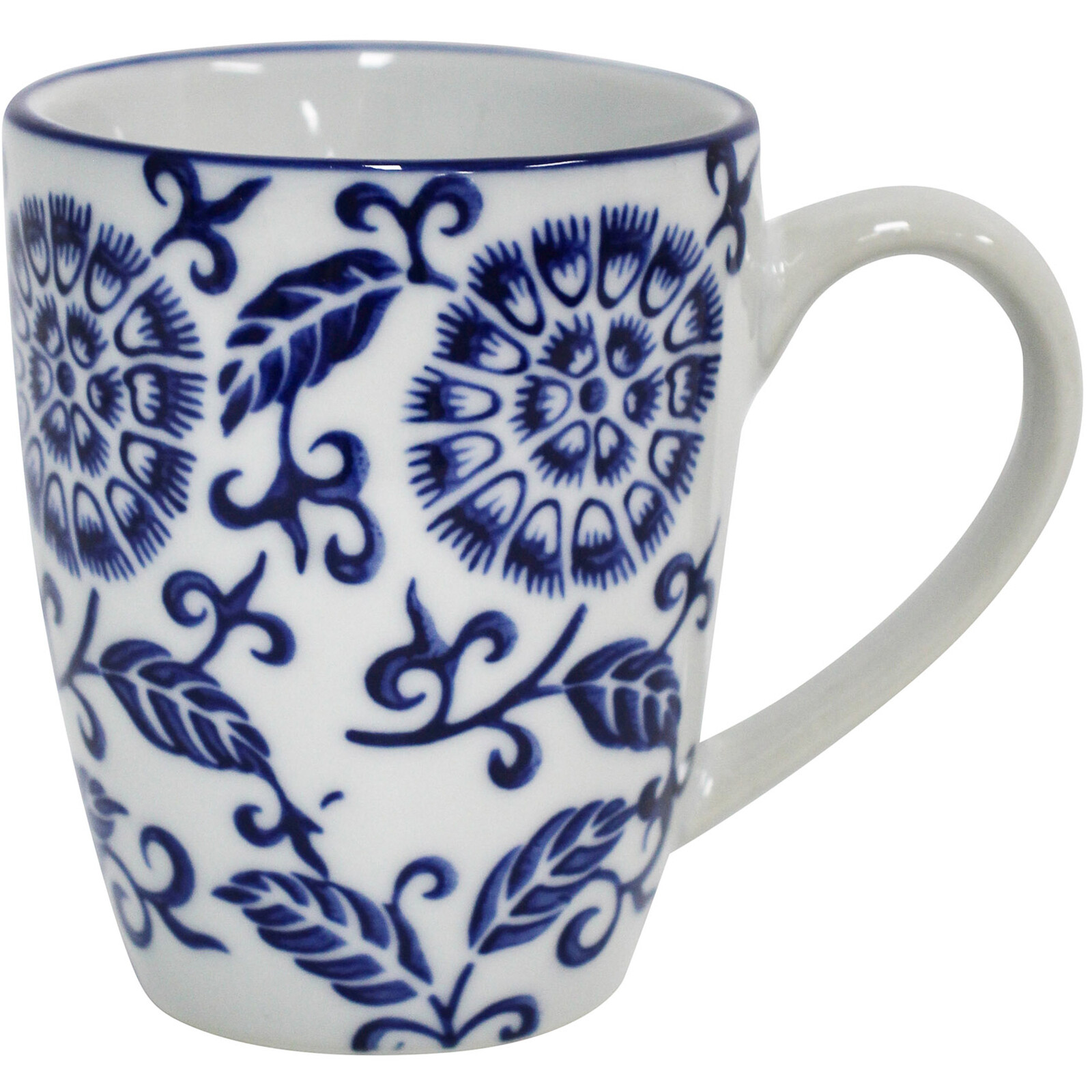 Mug Porcelain Vintage Blue
