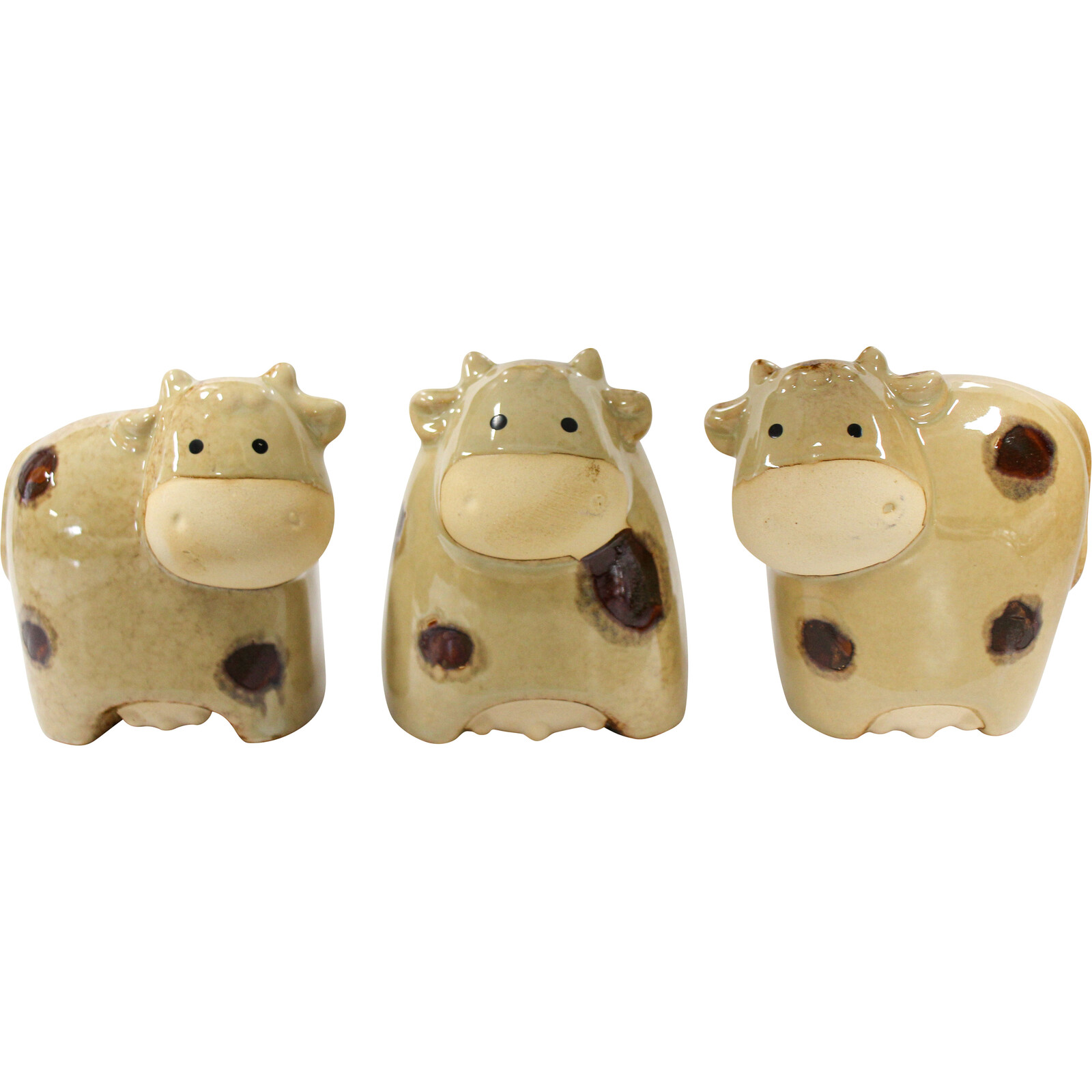 Ceramic Cows Country Cousins S/3
