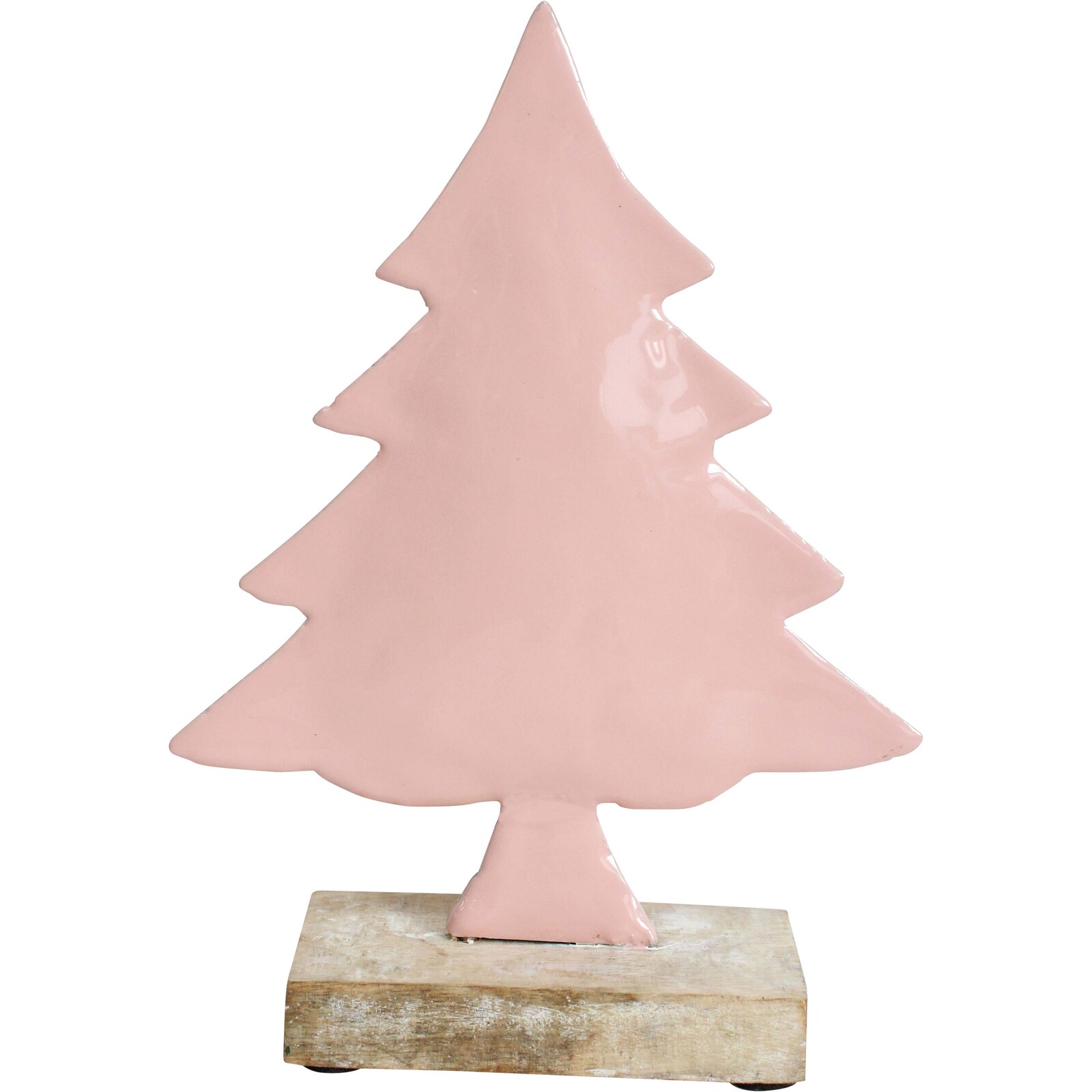 Assorted Xmas Tree Metal Pink - Piece 