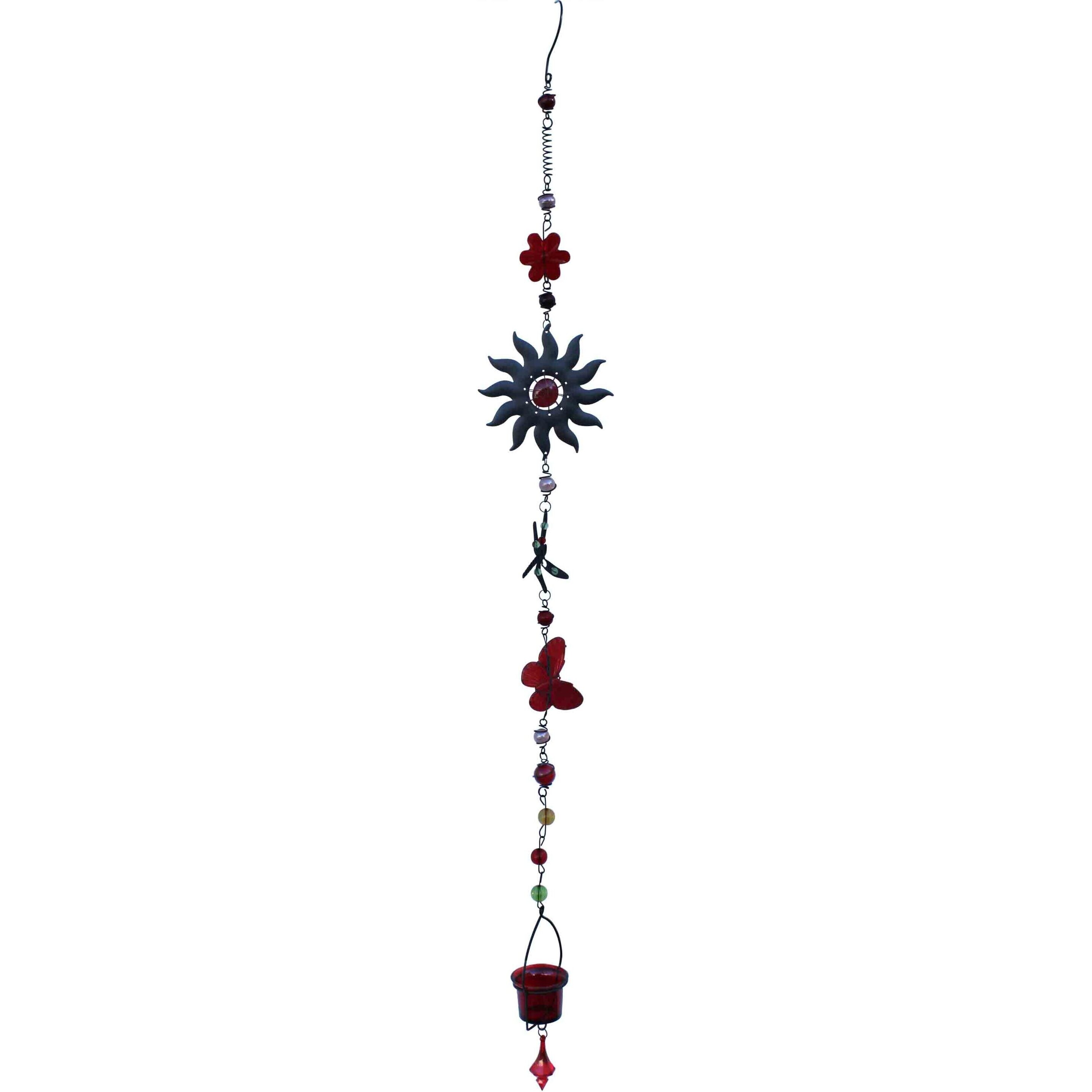 Hanging Votive - Red Summer