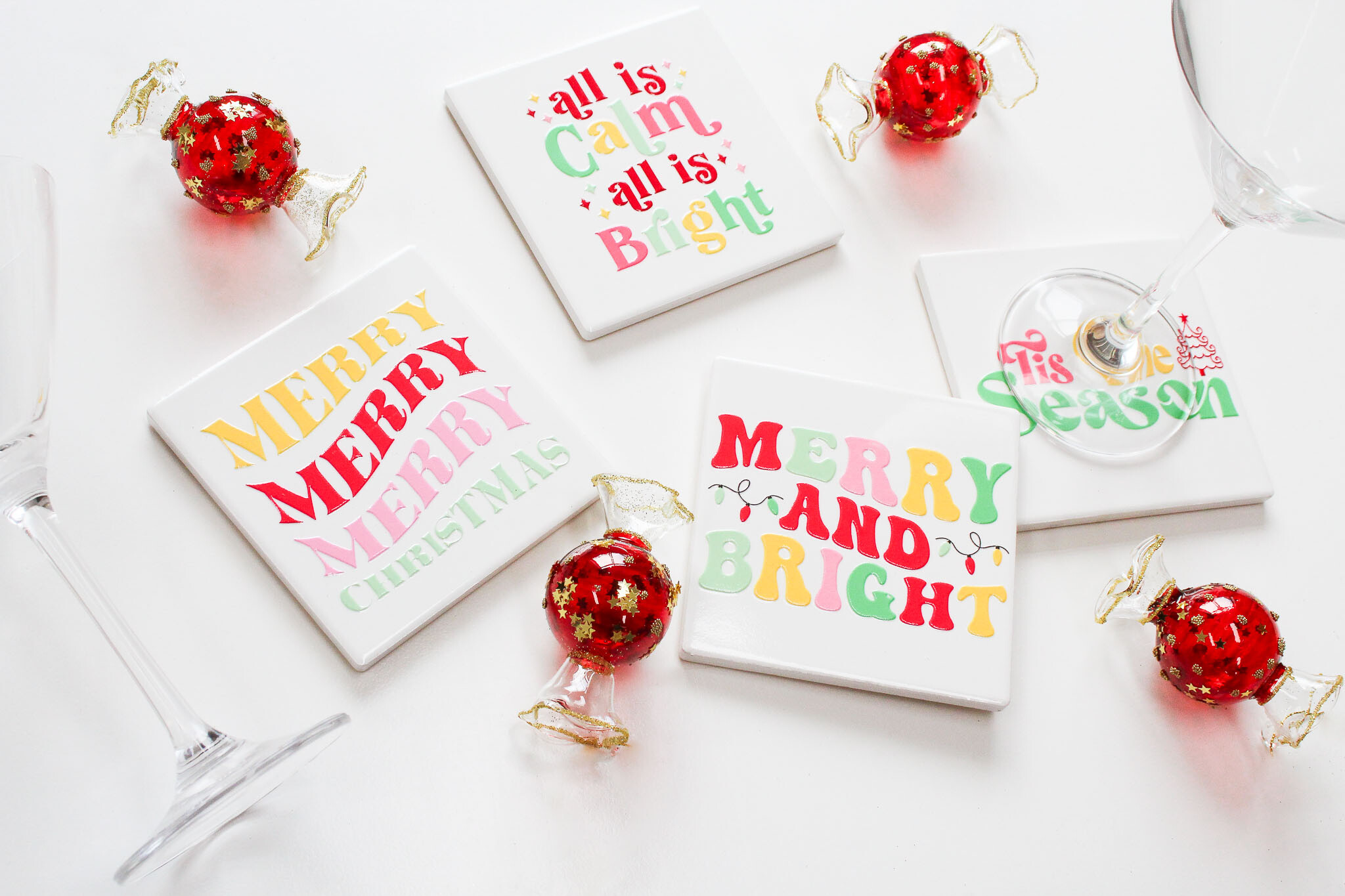 Coasters Merry & Bright