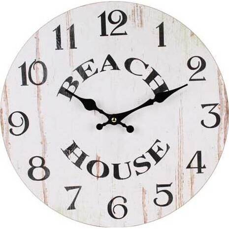 Clock Beach House White 