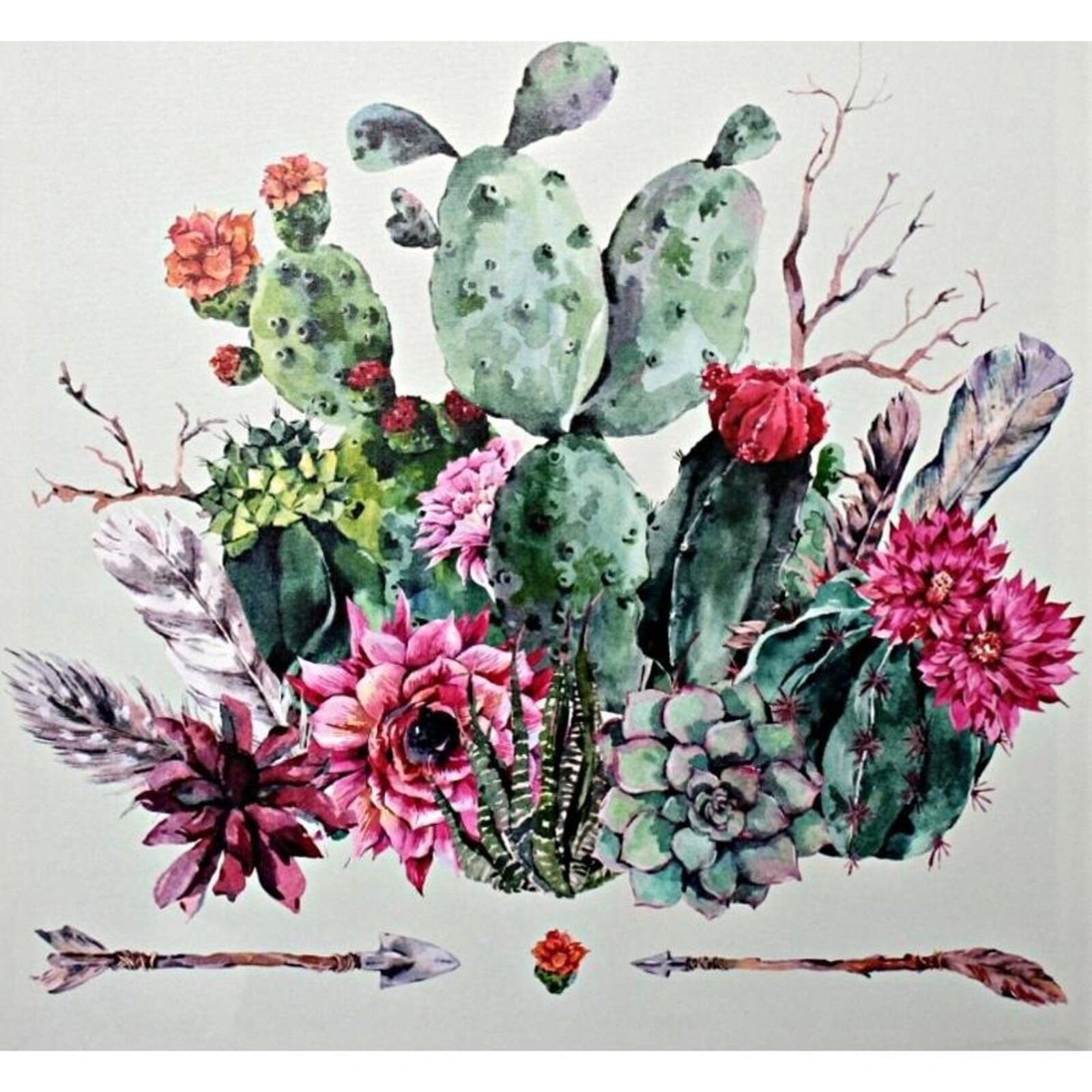 Canvas Print Cacti Colour