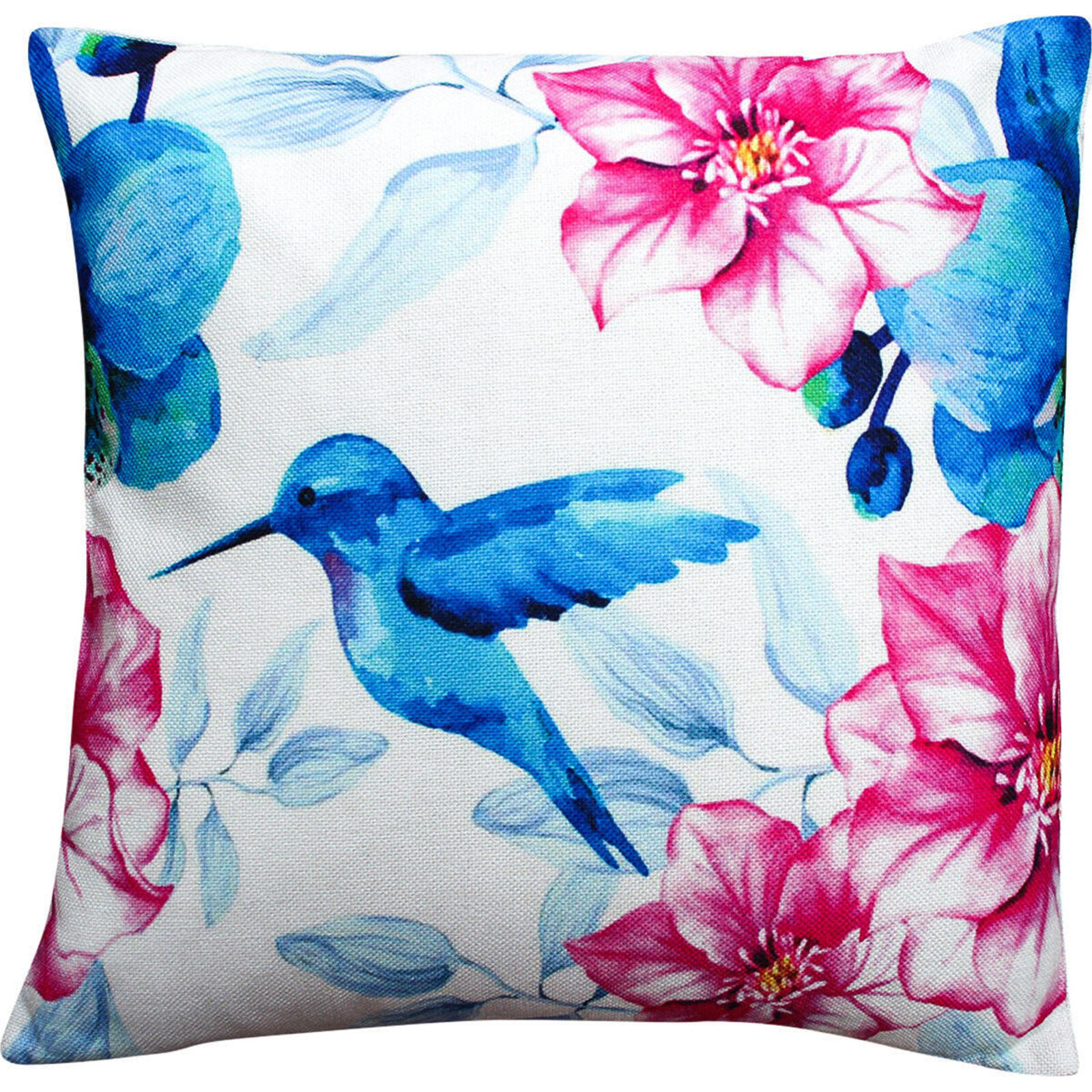 Cushion Blue Hummingbird