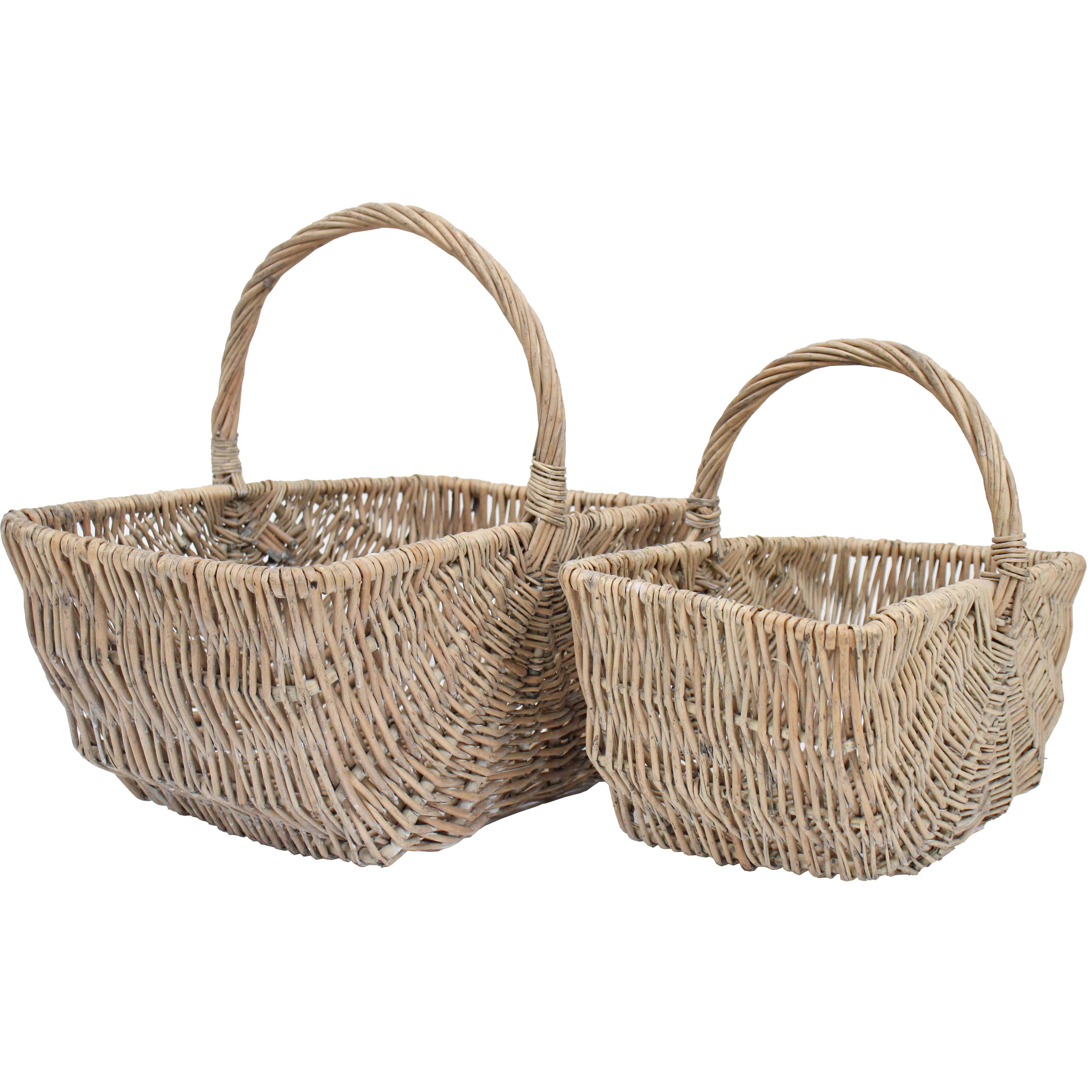 Carry Basket S/2 Natural