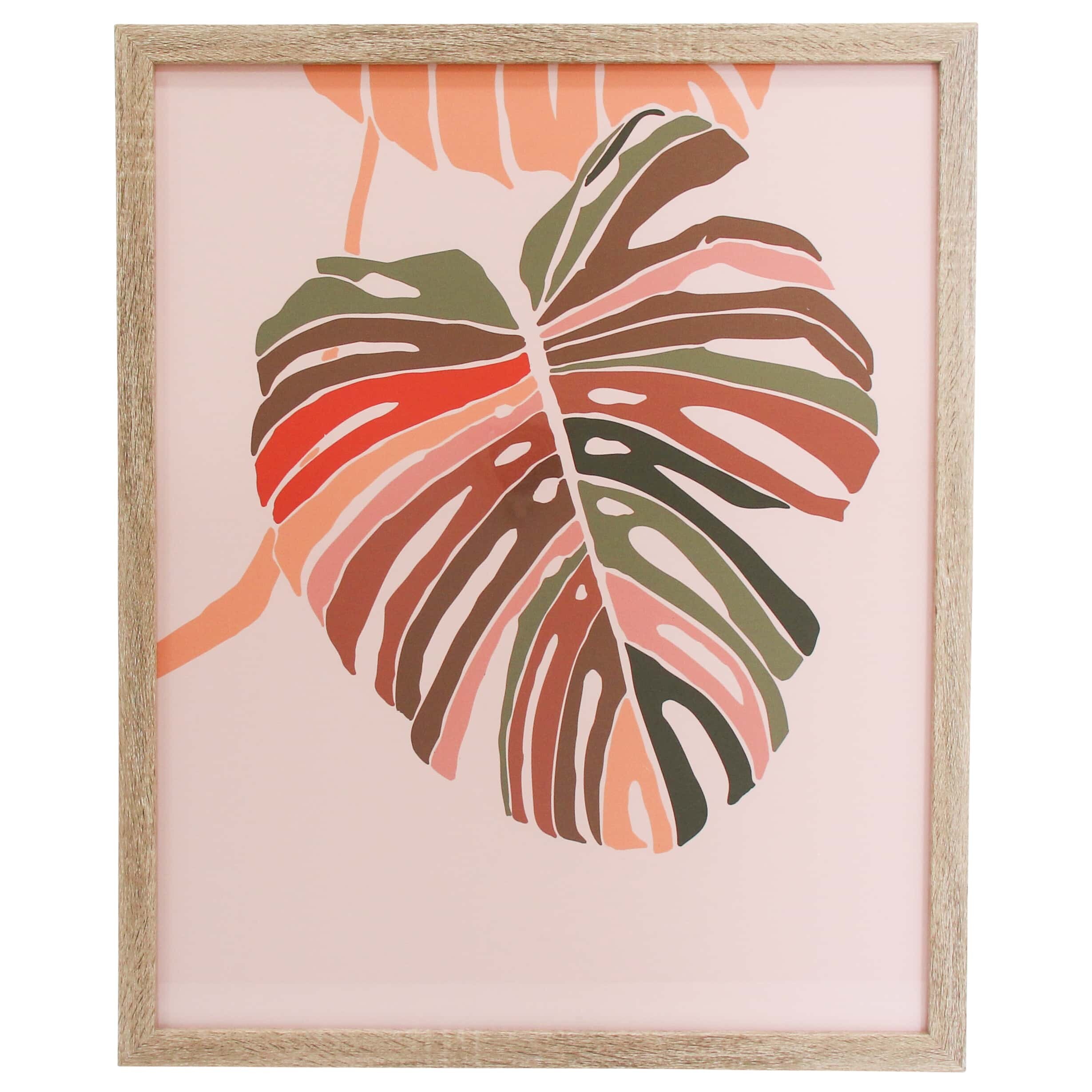 Framed Print Monstera Leaf