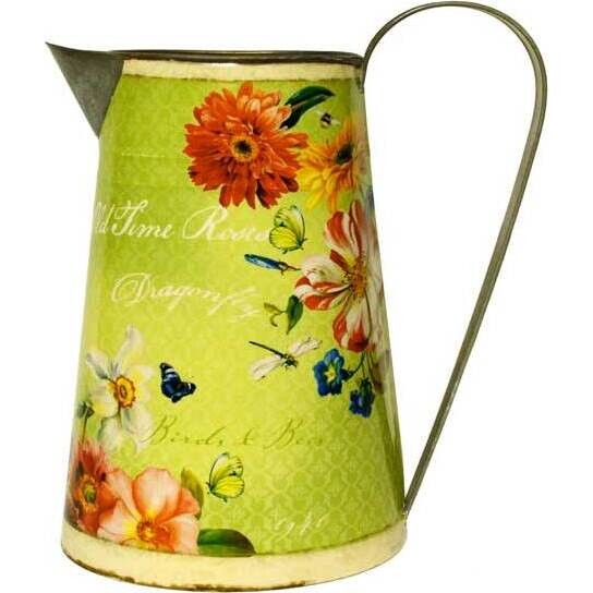 Jug Flowers Bright