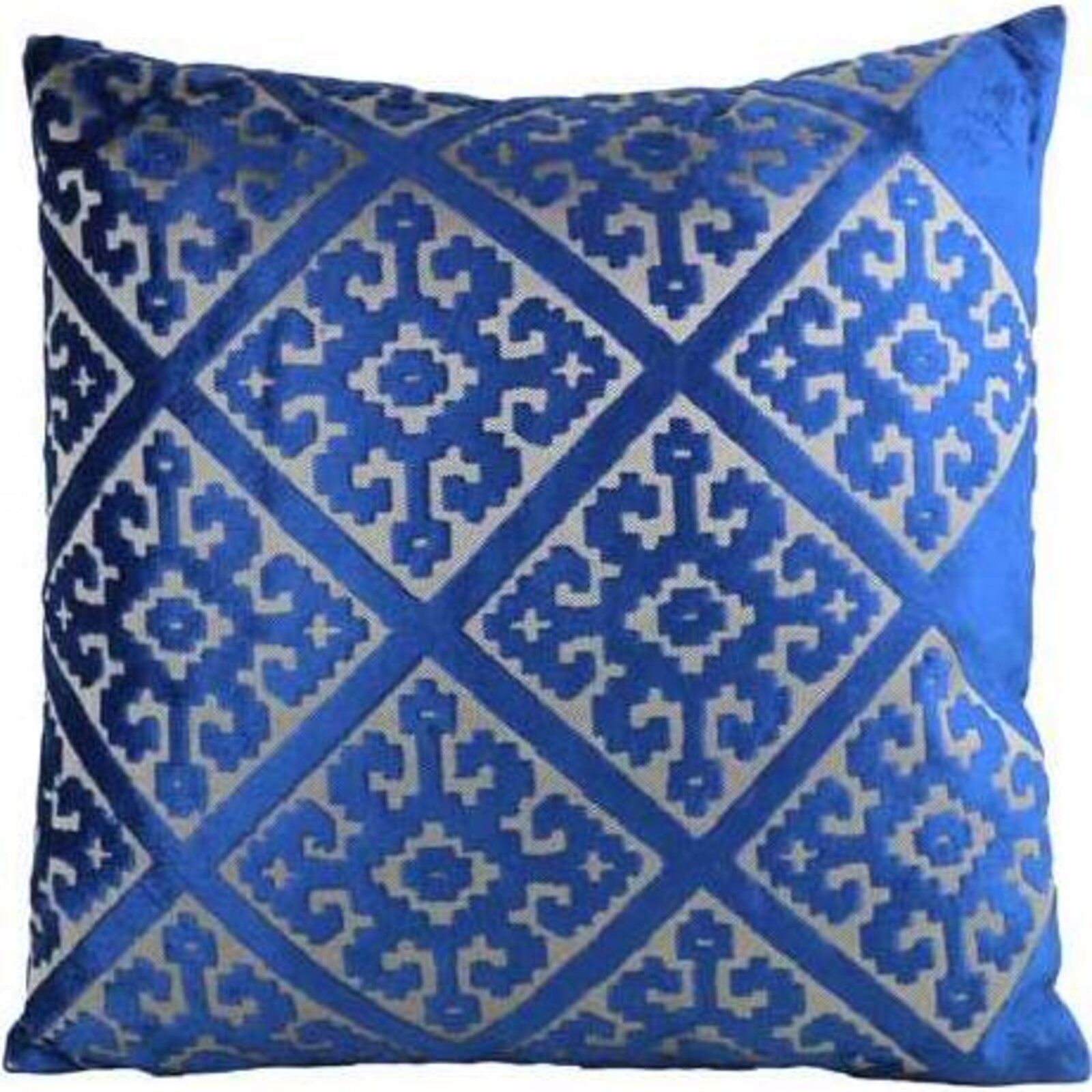 Cushion Block Weave Blue