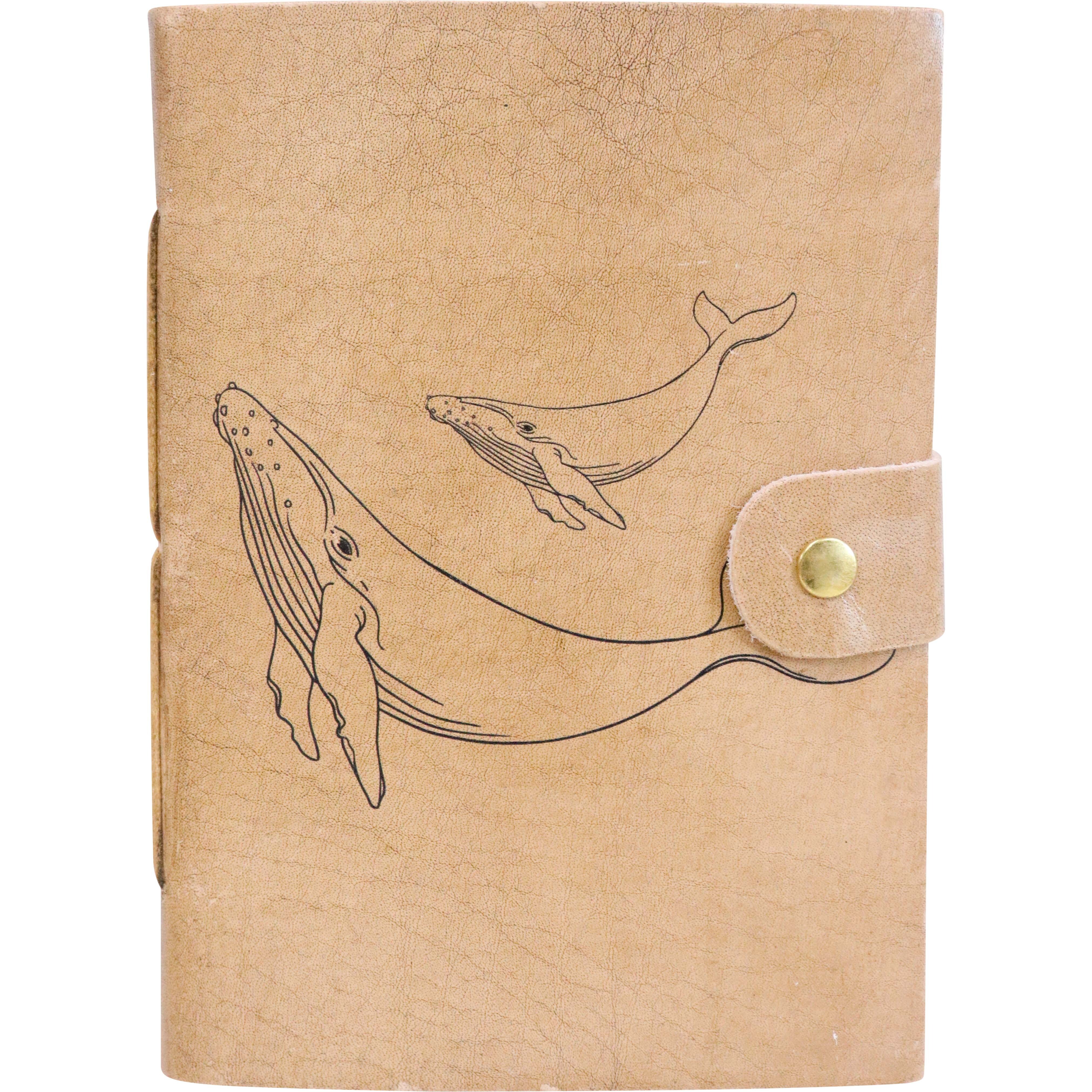 Leather N/Book Whale Natural