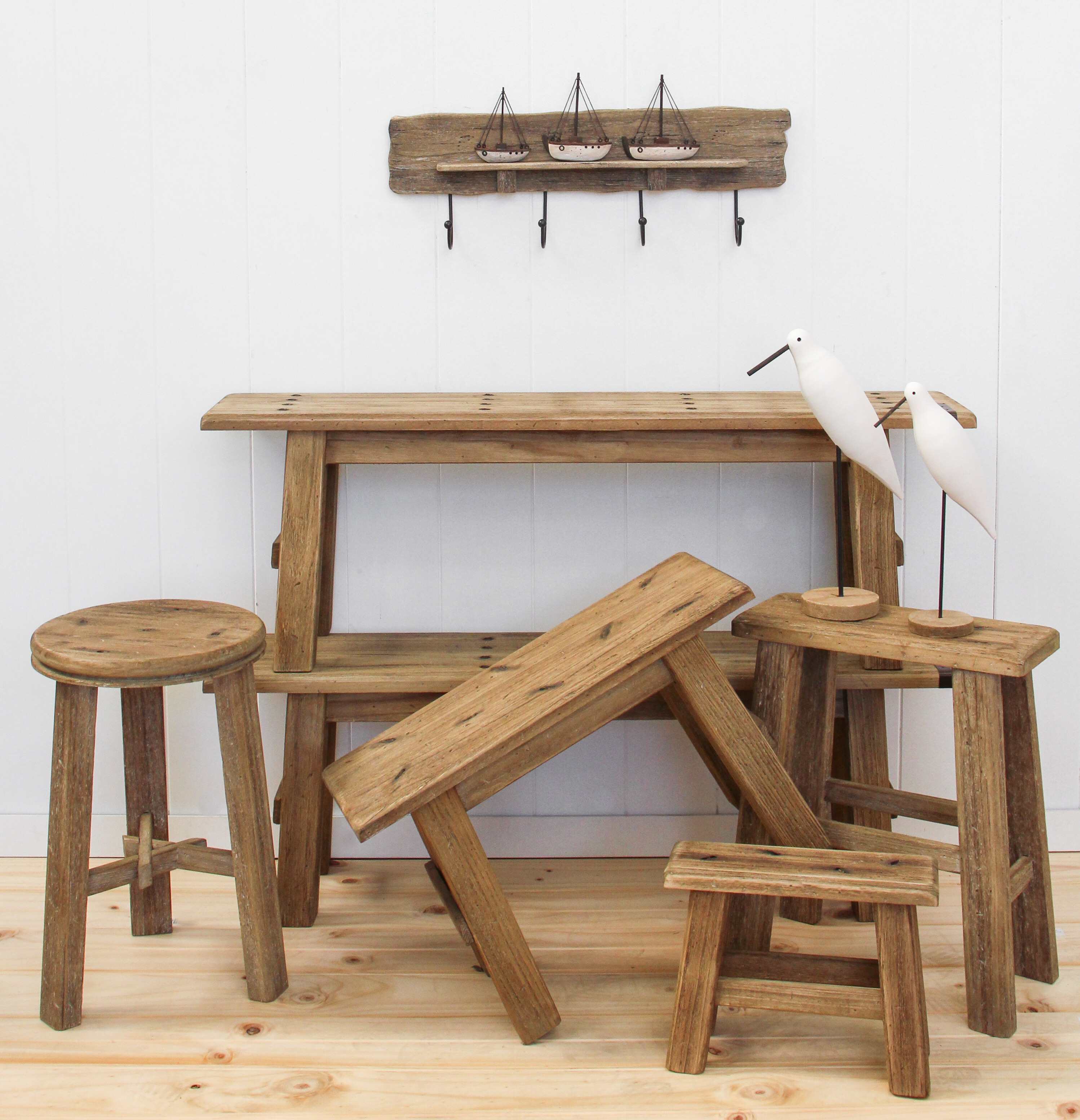 Rustic Bench 70cm