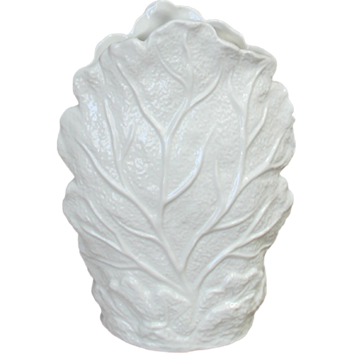 Vase Seaweed White Lrg