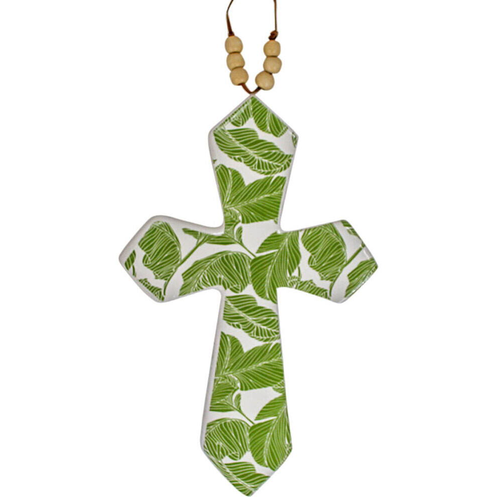 Cross W/ Beads Tropic Lrg