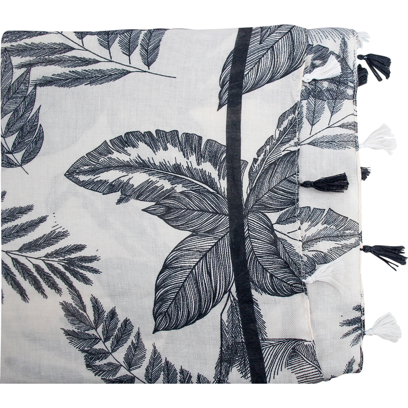 Sarong/ Scarf B/W Tropics