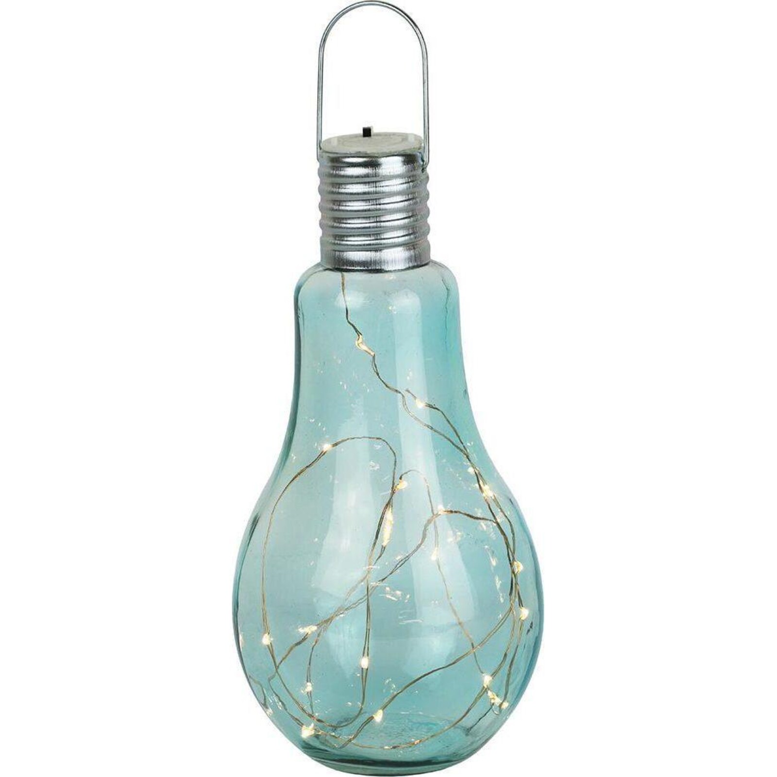 Hanging Light Bulb Blue Lg