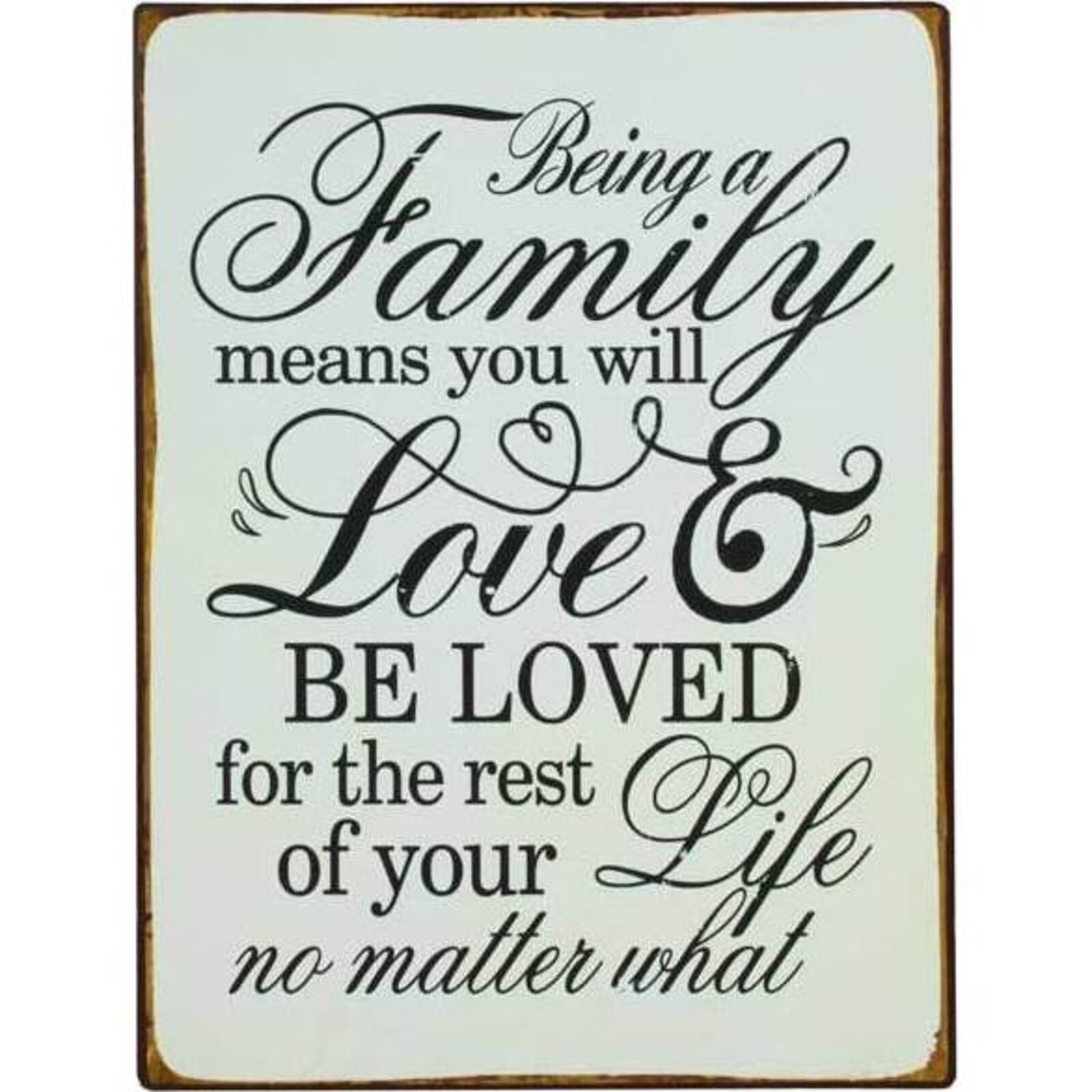 Sign Family Love