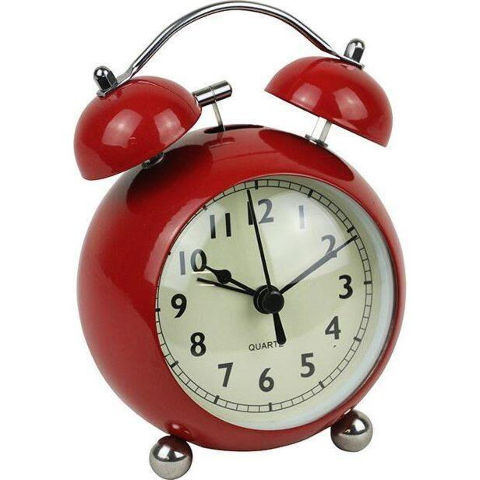 Alarm Clock Curve Red Large