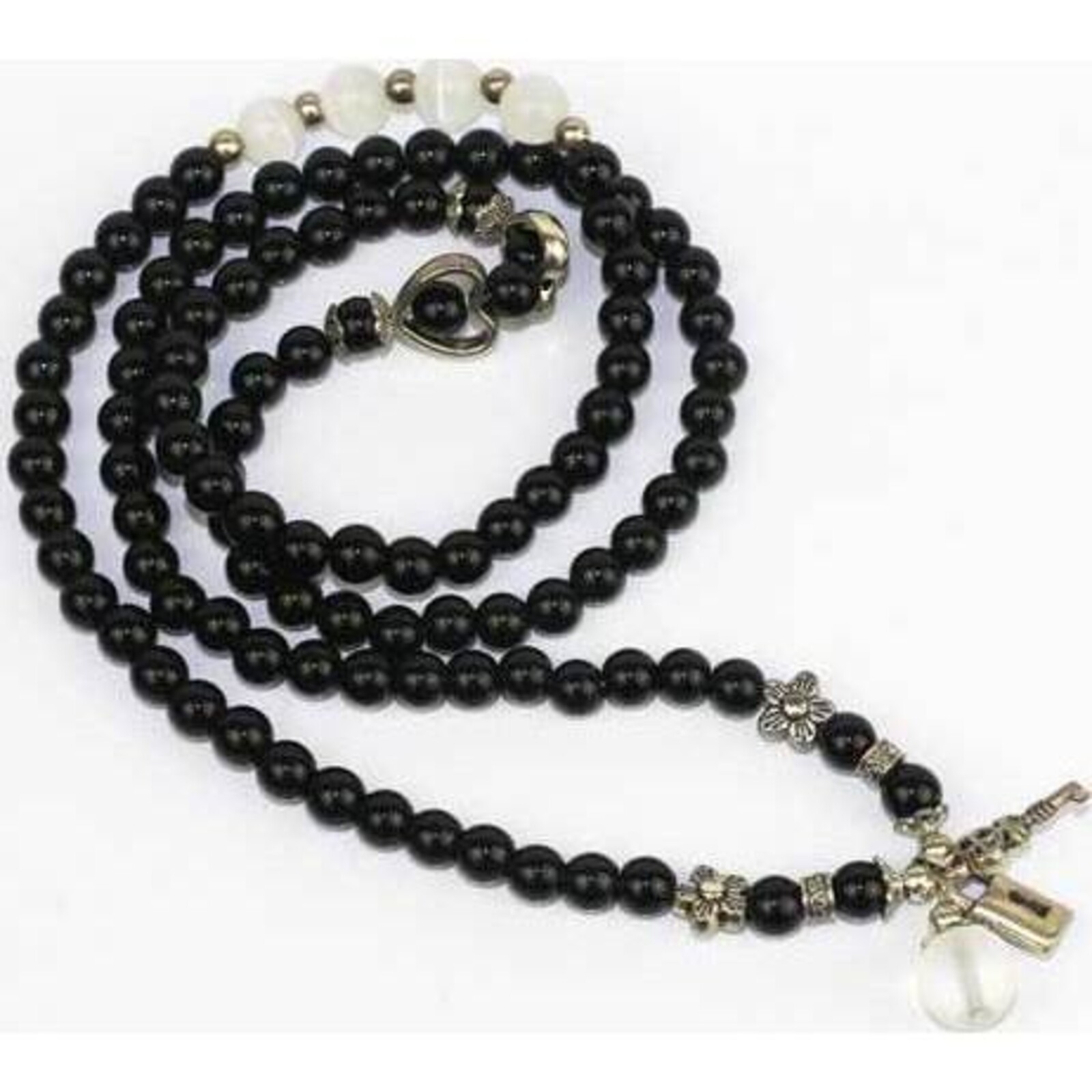 Stone Necklace Onyx Black