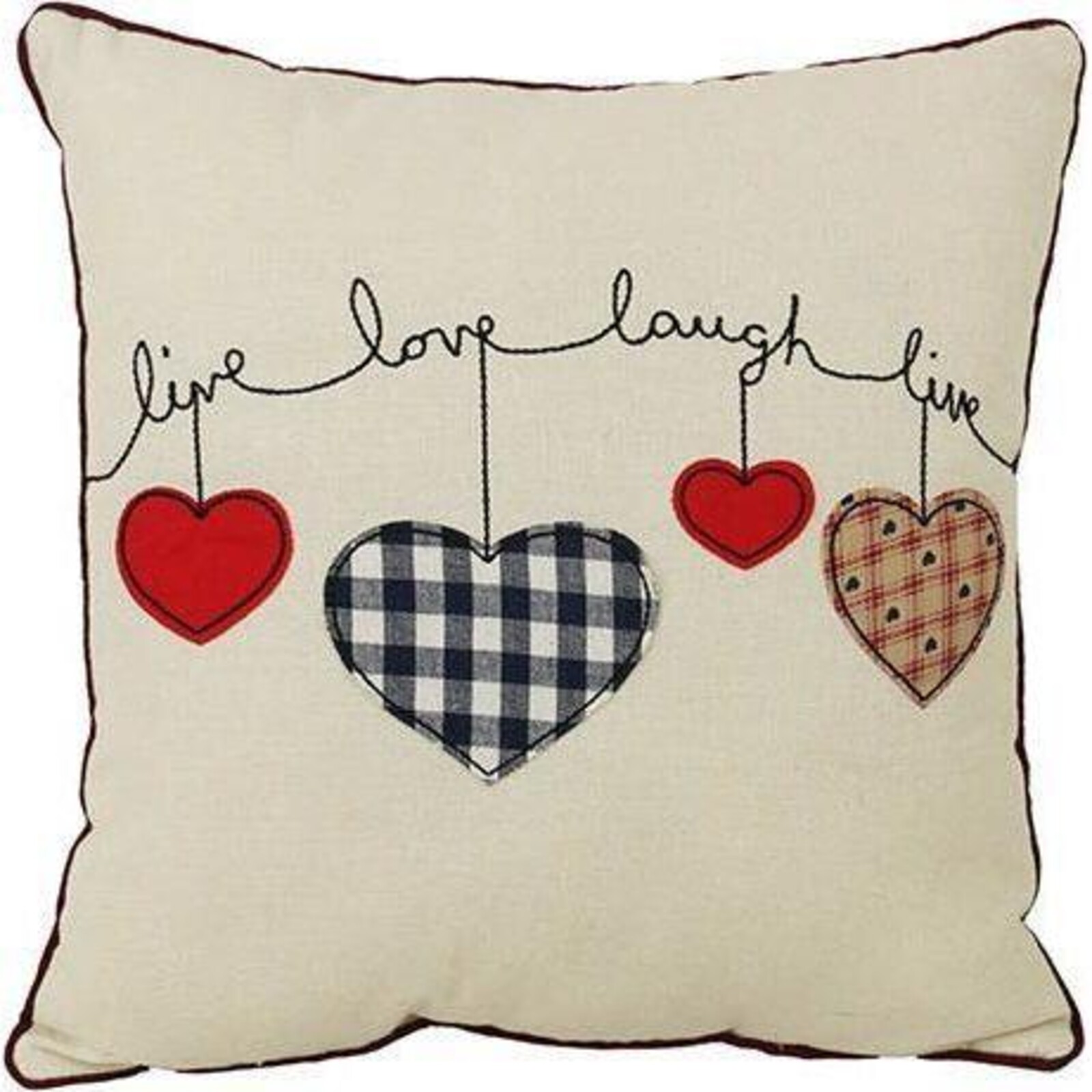 Cushion Love Laugh Live