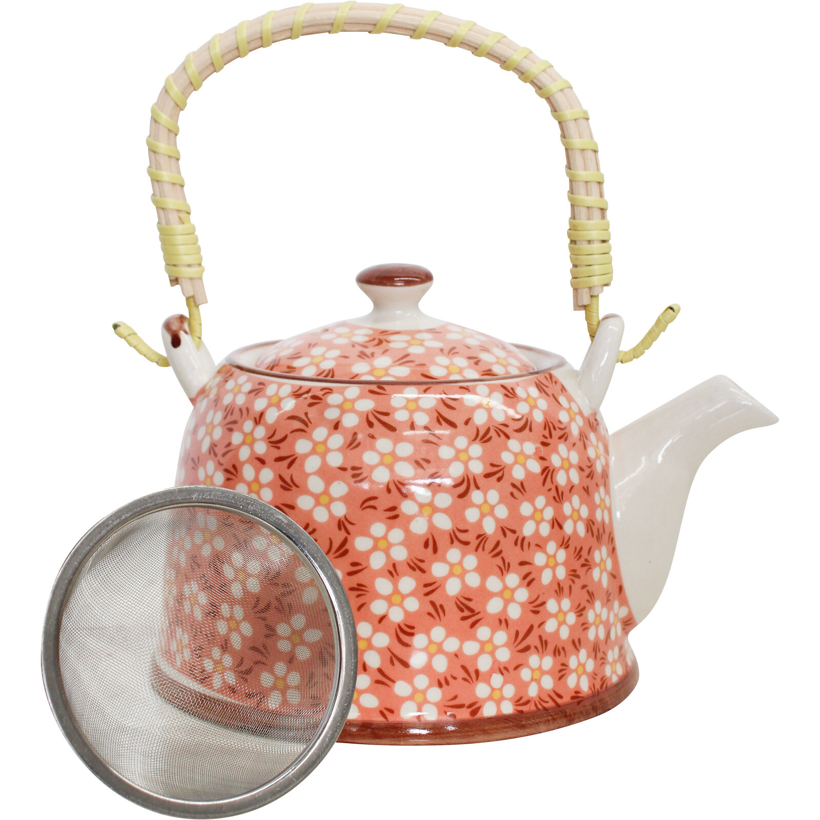 Teapot Daisy Peach