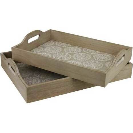 Trays Circle Stamp S/2