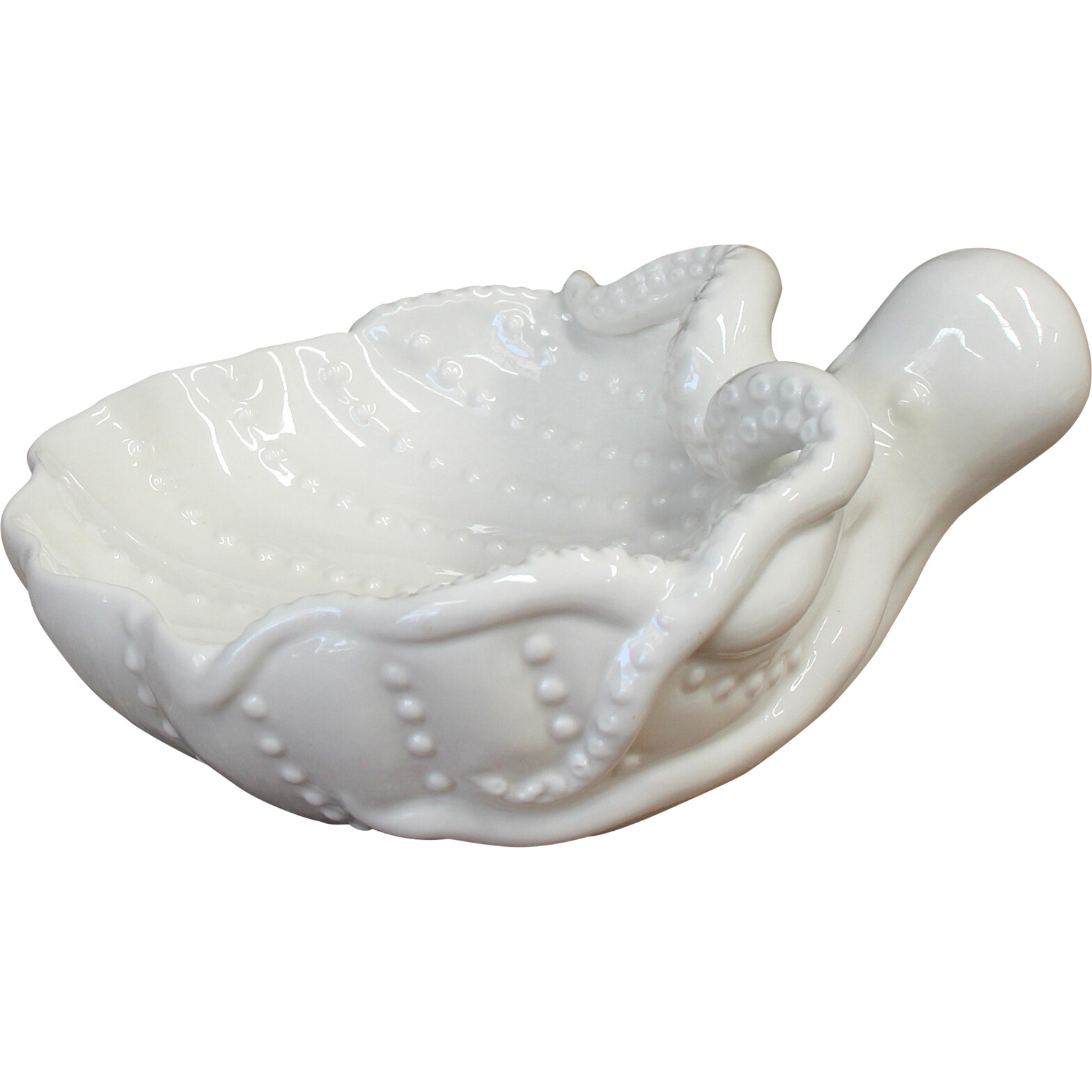 Octopus Plate White