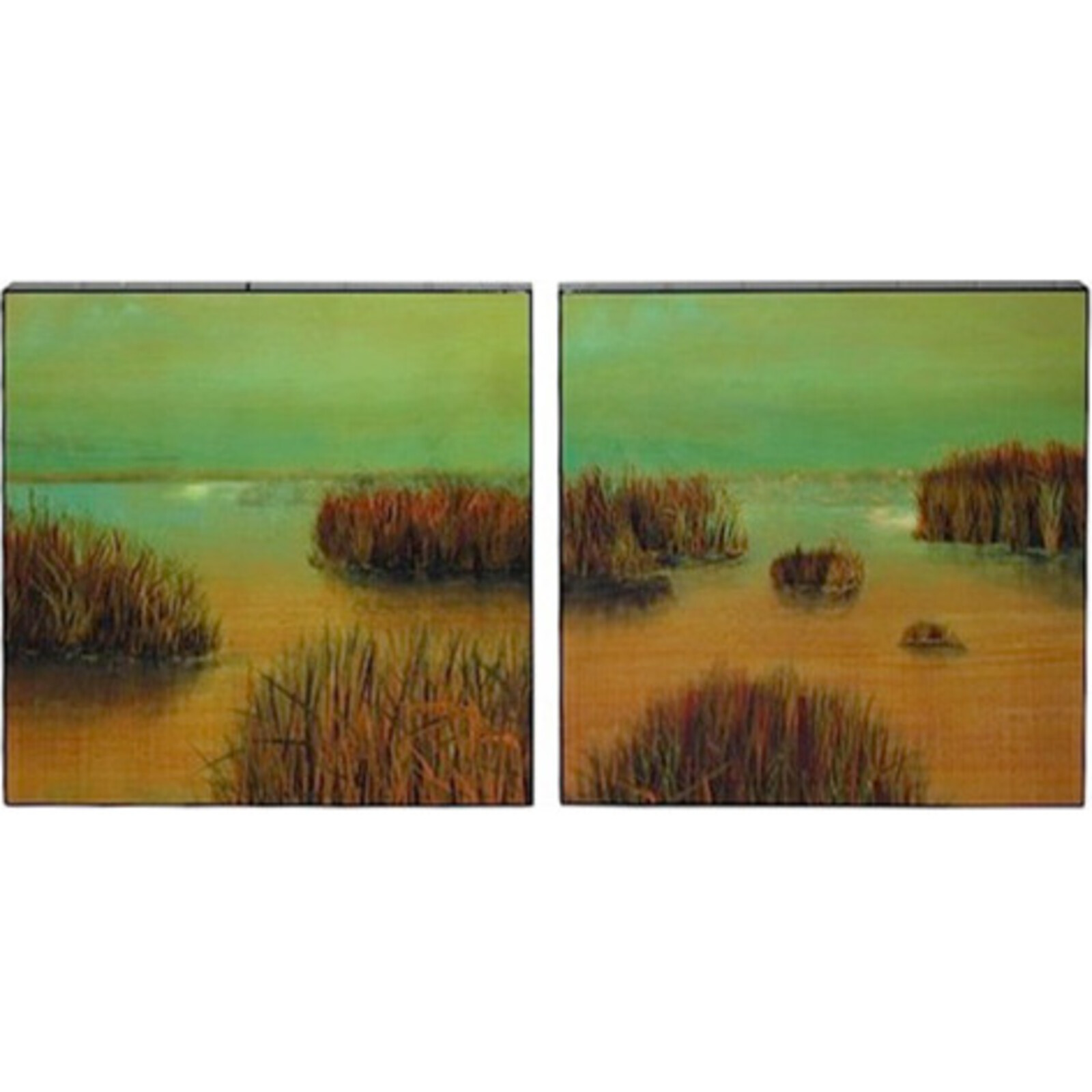Lacquer Print - Sea Reeds - set 2