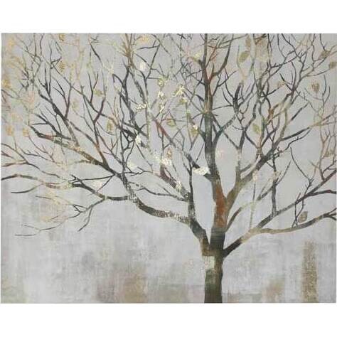 Canvas Tree Gold