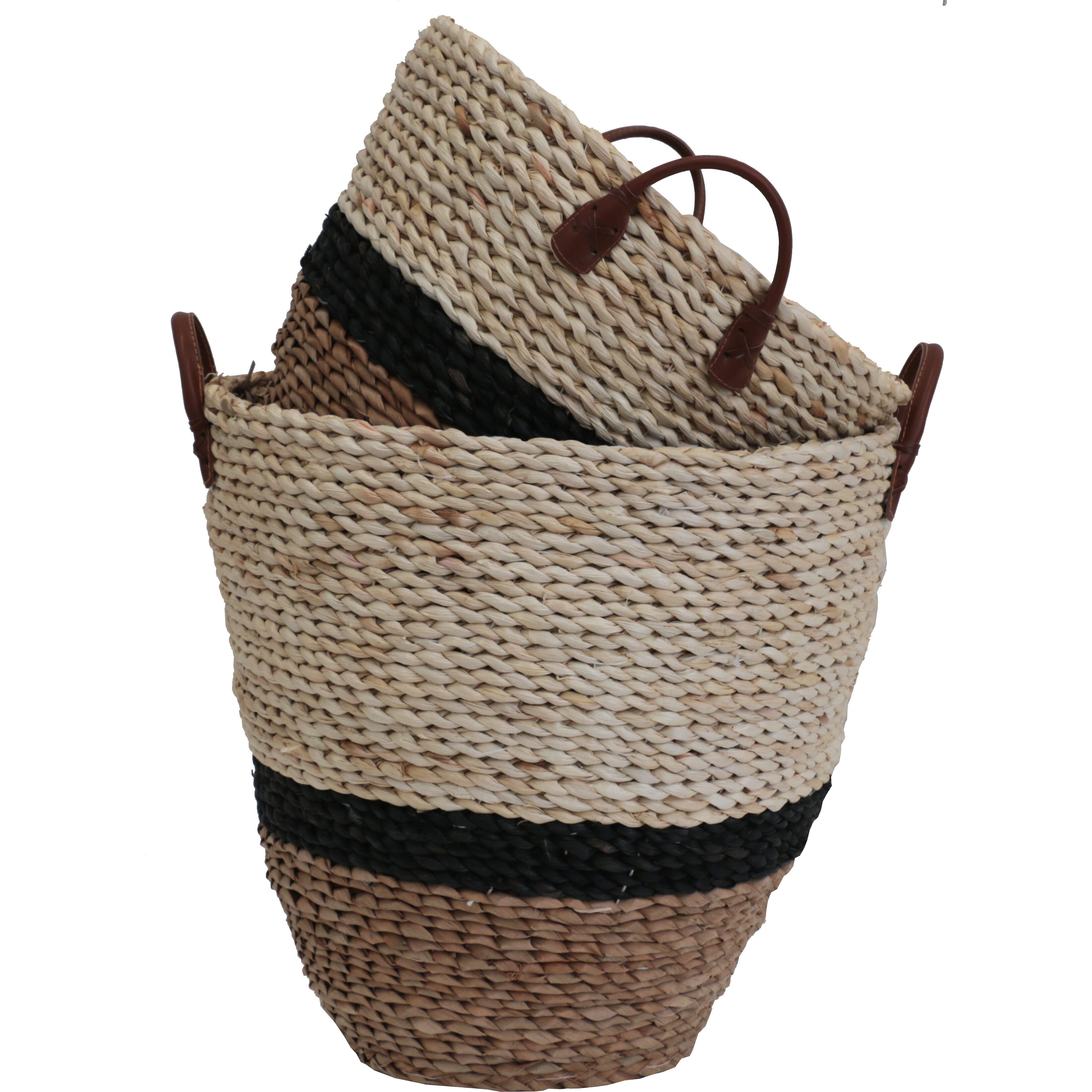 Tub Basket Stripe Set/2