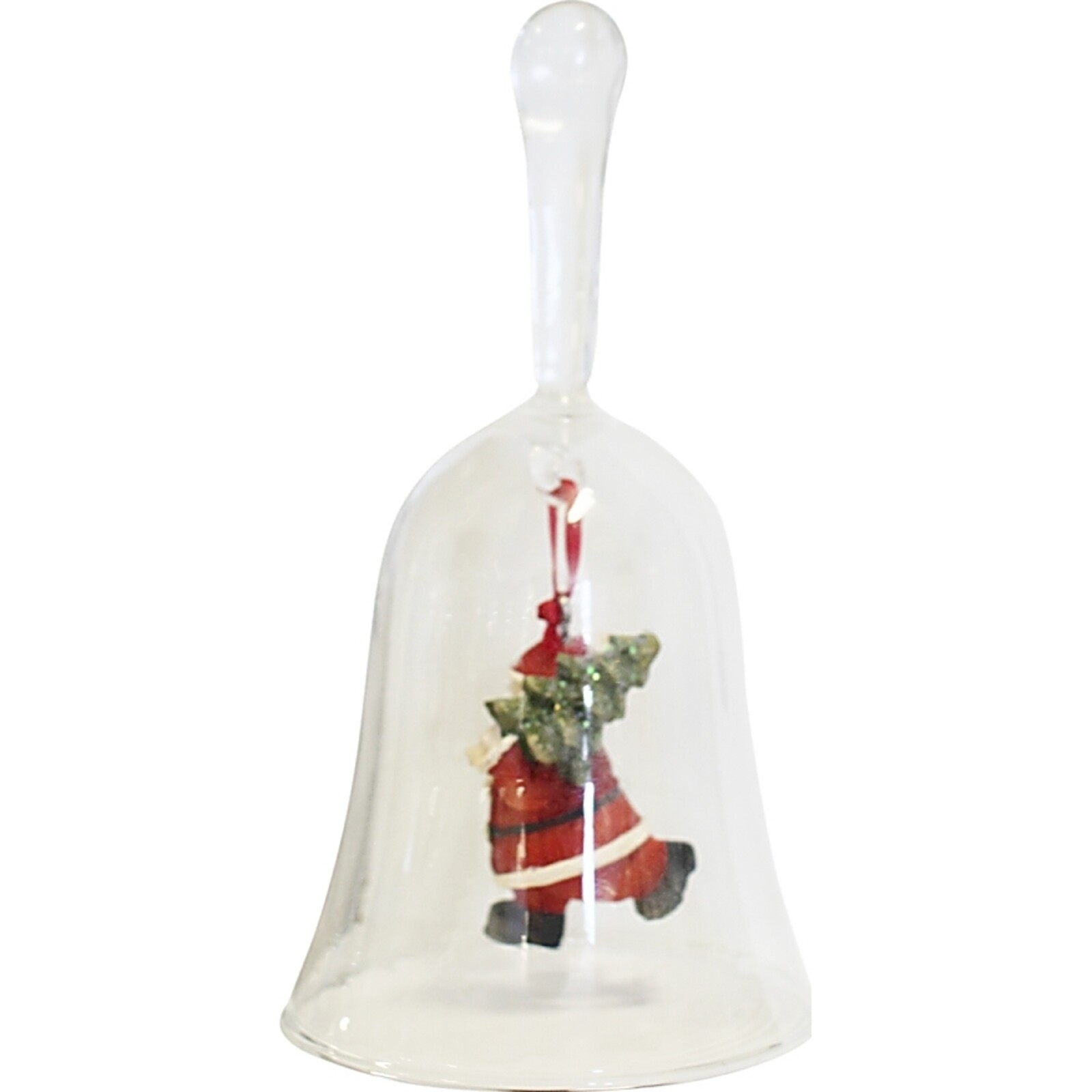 Santa Glass Bell
