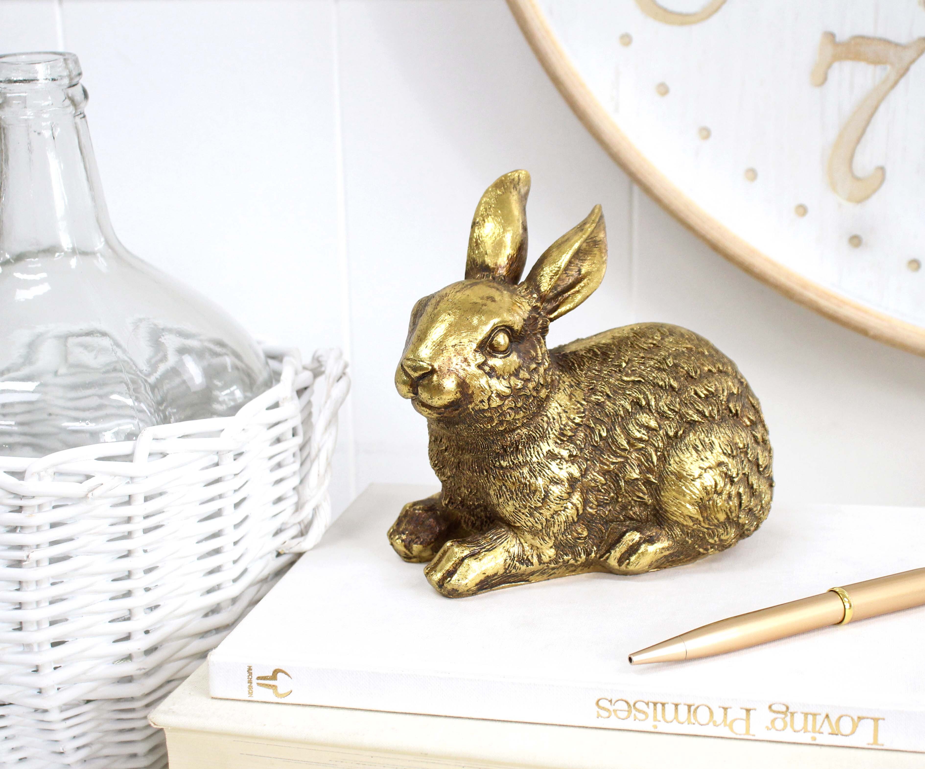 Rabbit Antique Gold