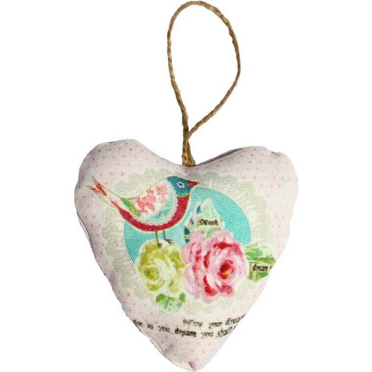 Hanging Heart - Modello Bird Light Pink