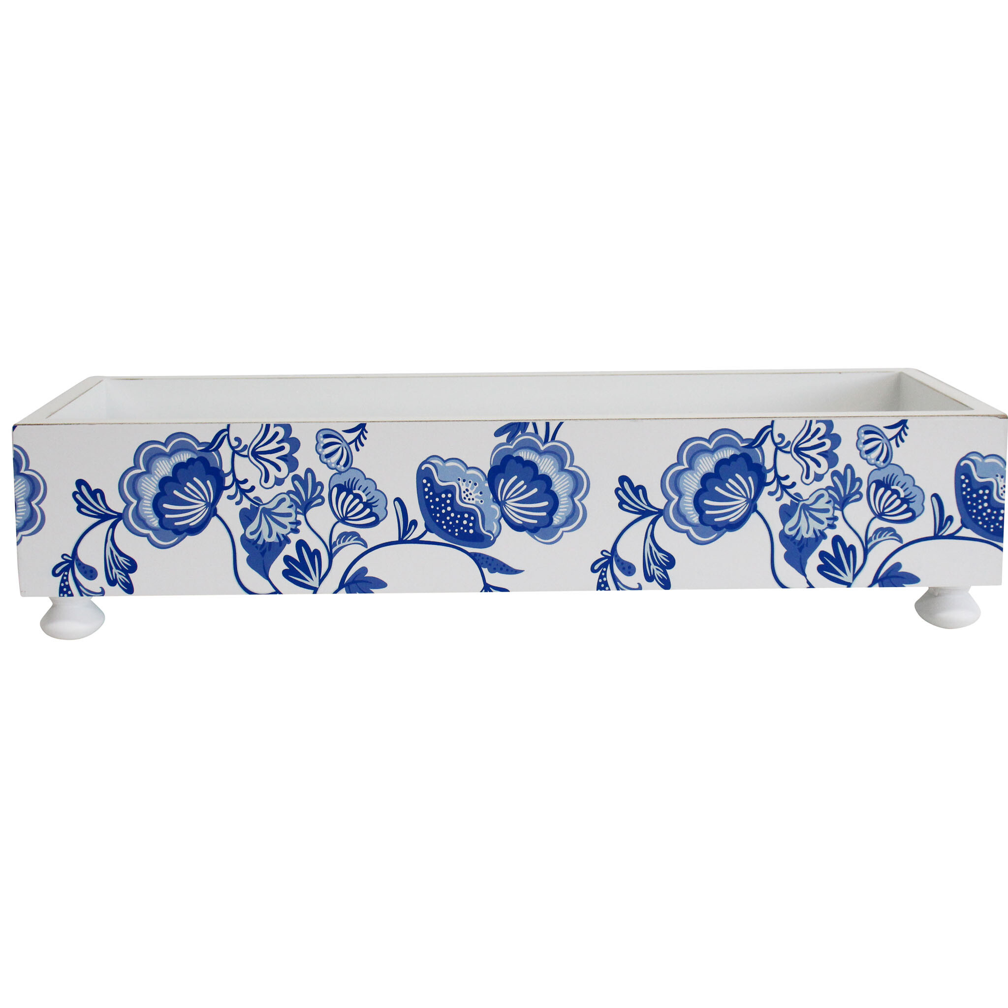 Tidy Tray  Blue/White