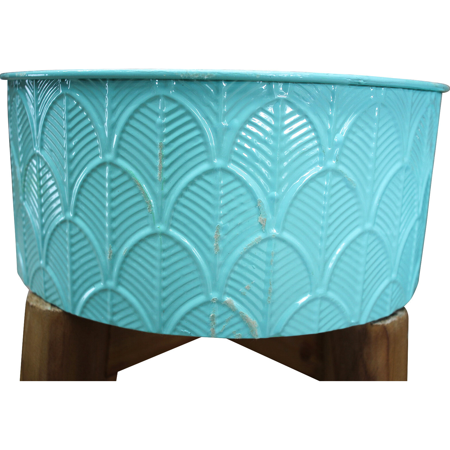 Planter Tub S/2 Aqua