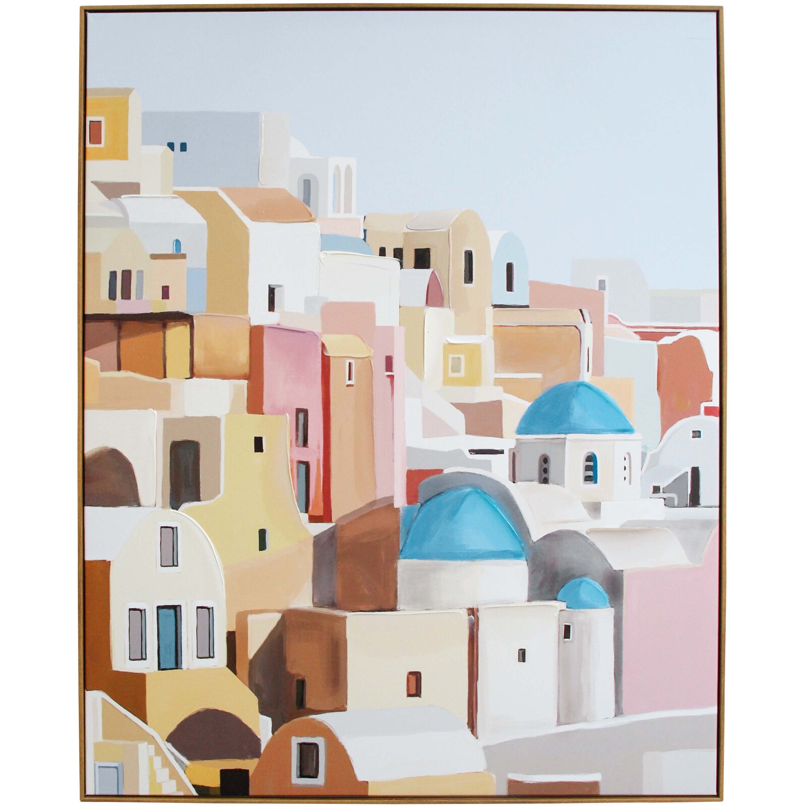Framed Canvas Mediterranean