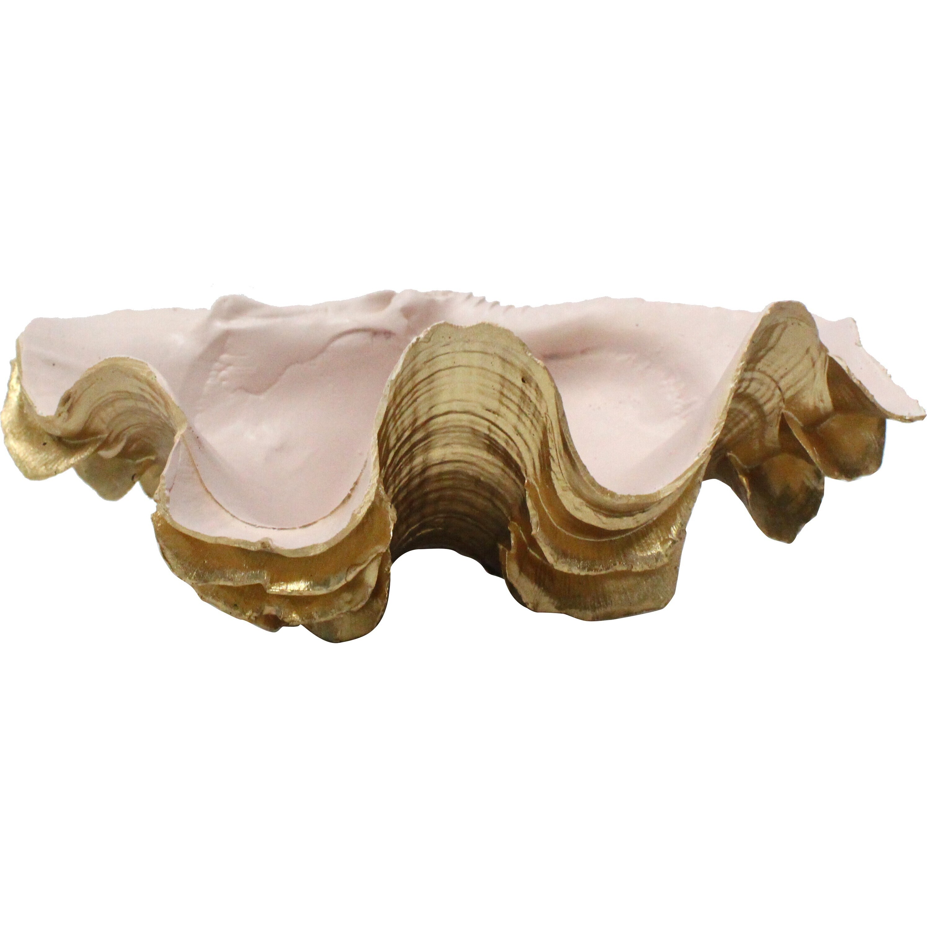 Clam Shell Pink/ Gold Sml