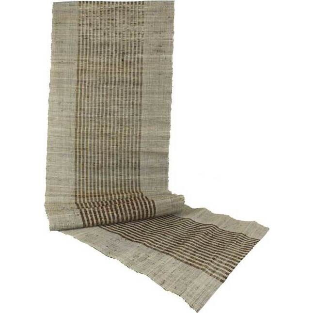 Table Runner Multistripe Brown