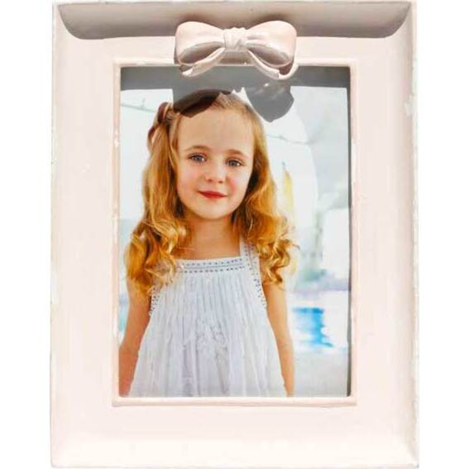 Pretty Pink Picture Frame with Bow