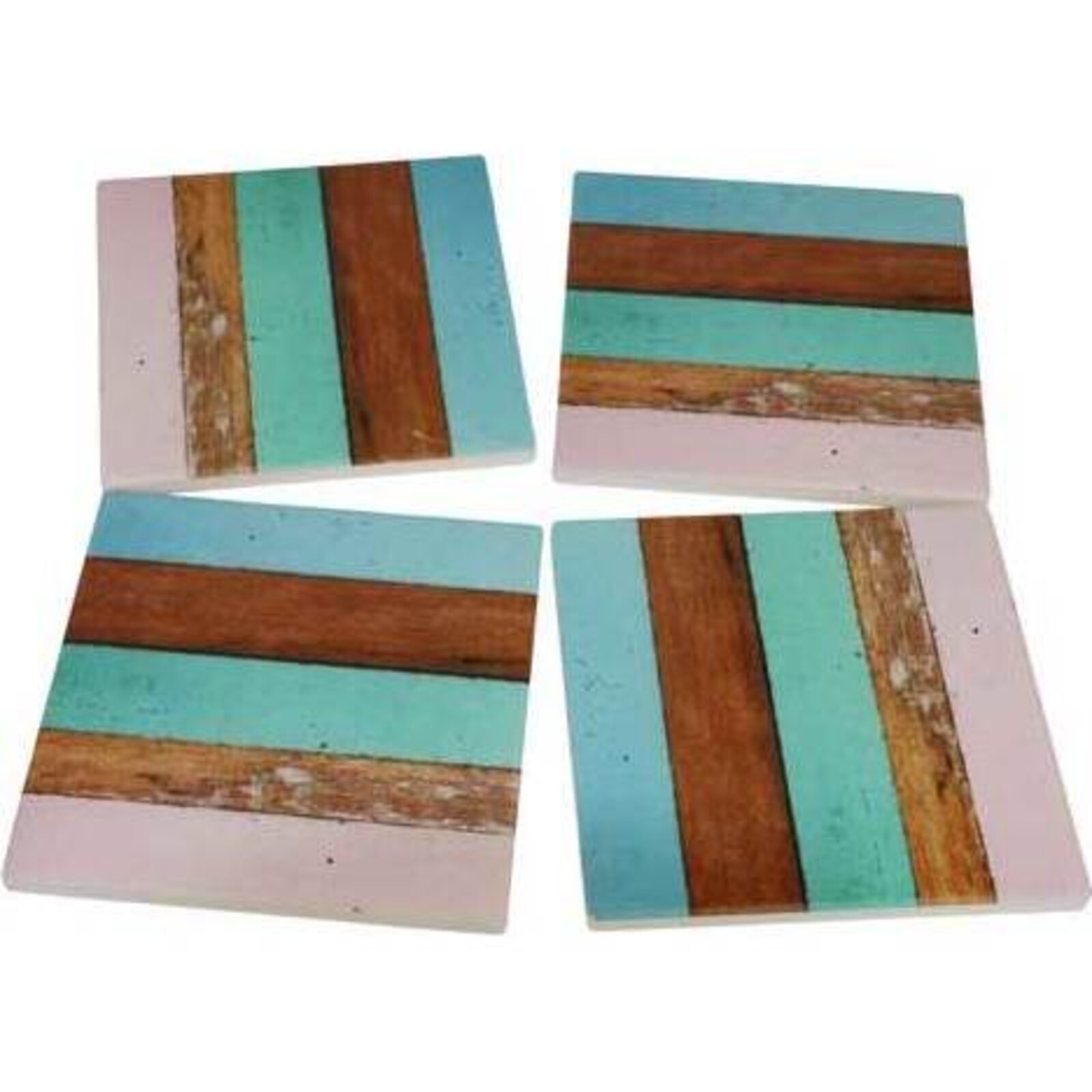 Coasters Natural Boards S/4